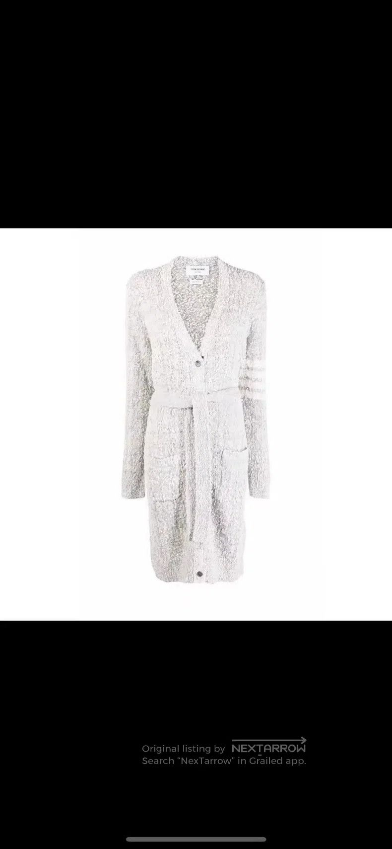 Thom Browne Thom Browne Gray knit cardigan Size US M / EU 48-50 / 2 - 1 Thumbnail
