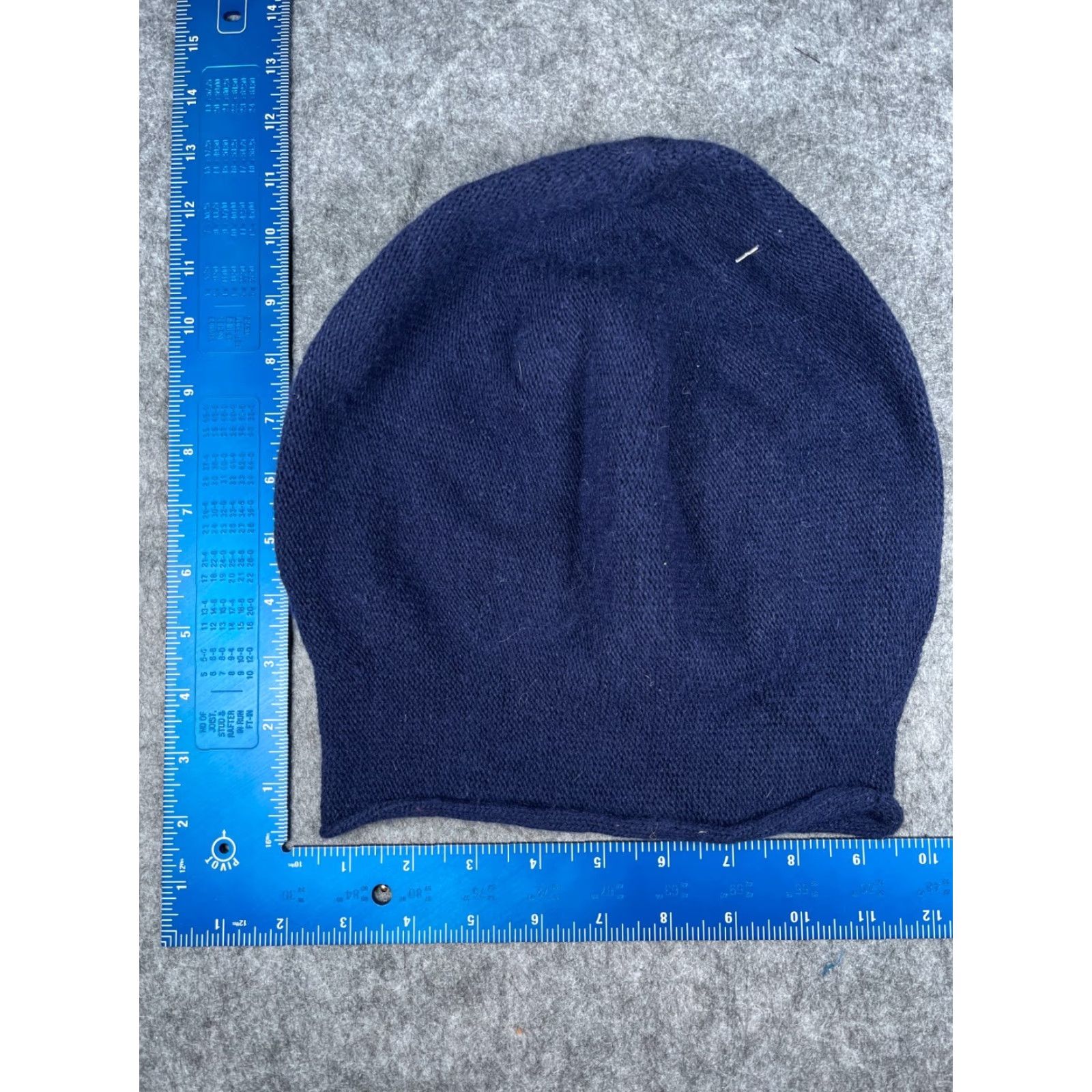Vintage Jaxmonoy Beanie Slouchy Toque Women One Size Blue Knit Acrylic Blend Lightweight Hat/Cap Womens Size ONE SIZE - 4 Thumbnail