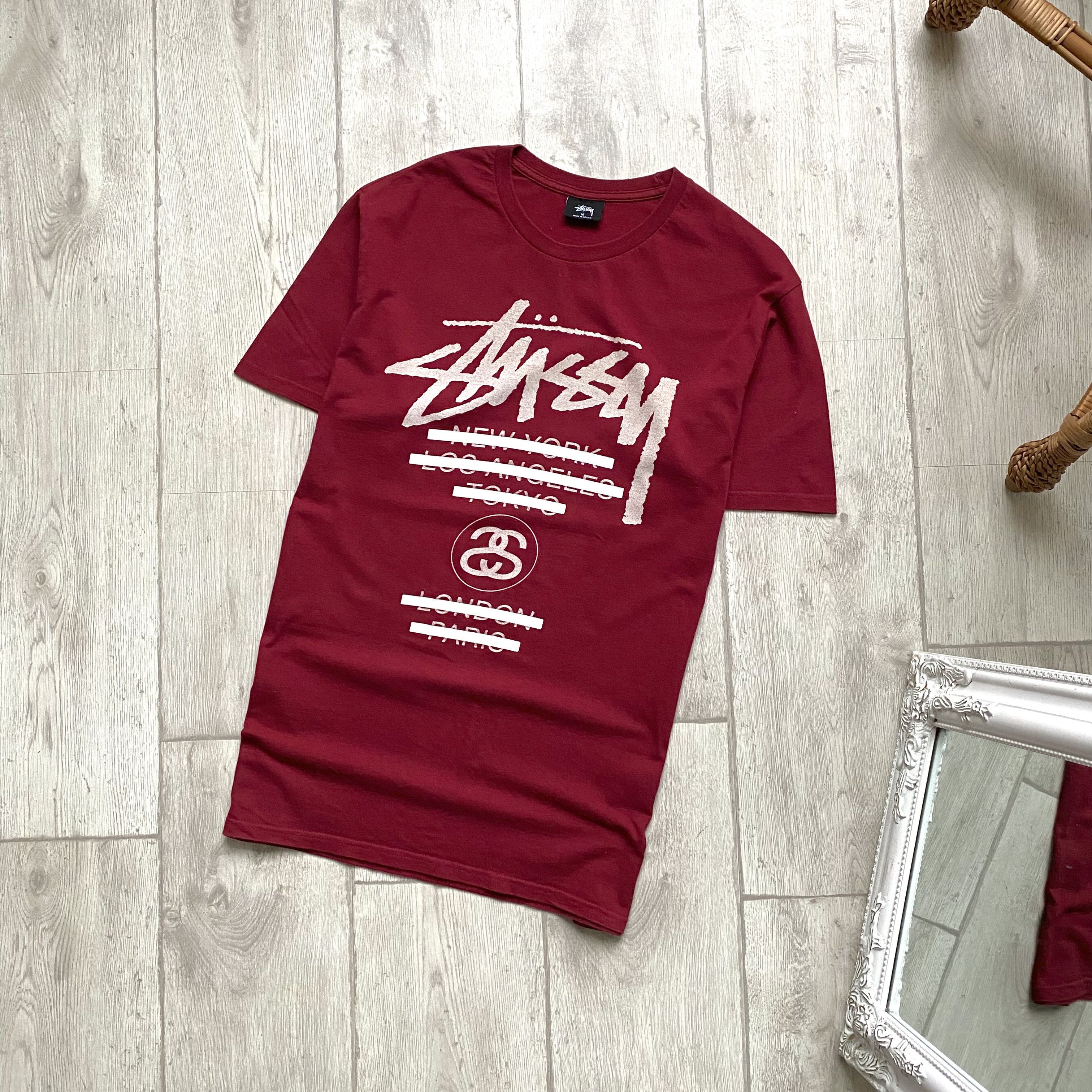 Stussy 🔥 Vintage Stussy Big Logo tee skater New York tokyo paris Size US M / EU 48-50 / 2 - 2 Thumbnail