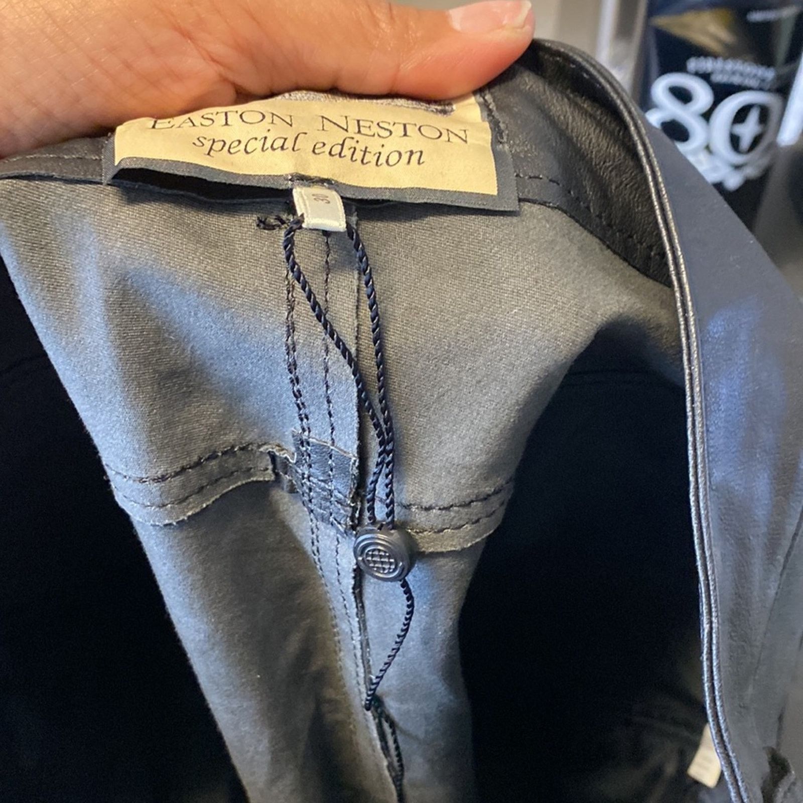 Other Max Studio Easton Neston Leather Pants straight leg sz 30 Size 30" / US 8 / IT 44 - 8 Thumbnail