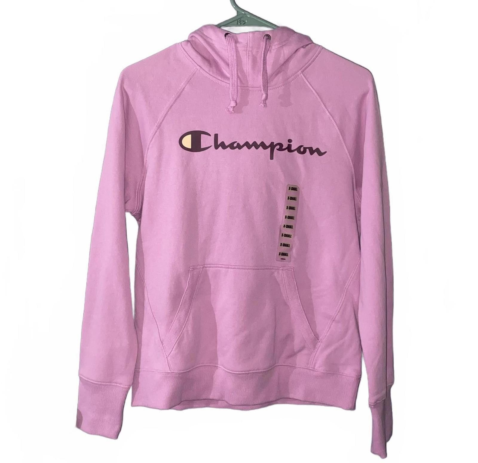 Champion Champion Pink Hoodie Women’s XS NWT Graphic Sweatshirt Size XS / US 0-2 / IT 36-38 - 1 Thumbnail