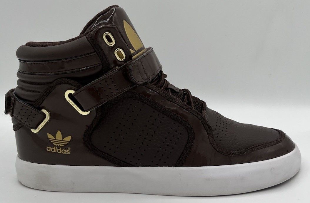 Adidas Adidas Adi-Rise Mid Men’s Size 8 Shoes Dark Brown Leather Size US 8 / EU 41 - 6 Thumbnail