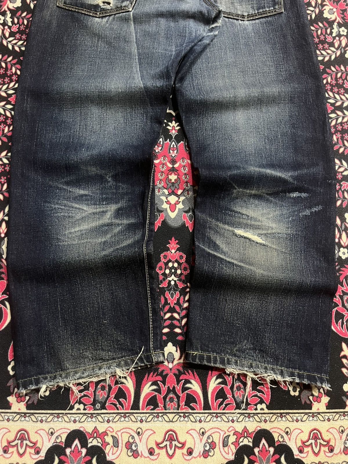 Kapital ⚡️Vintage⚡️Edwin 505Z Blue Washed Buckle Back Selvedge Jeans Size US 30 / EU 46 - 16 Thumbnail
