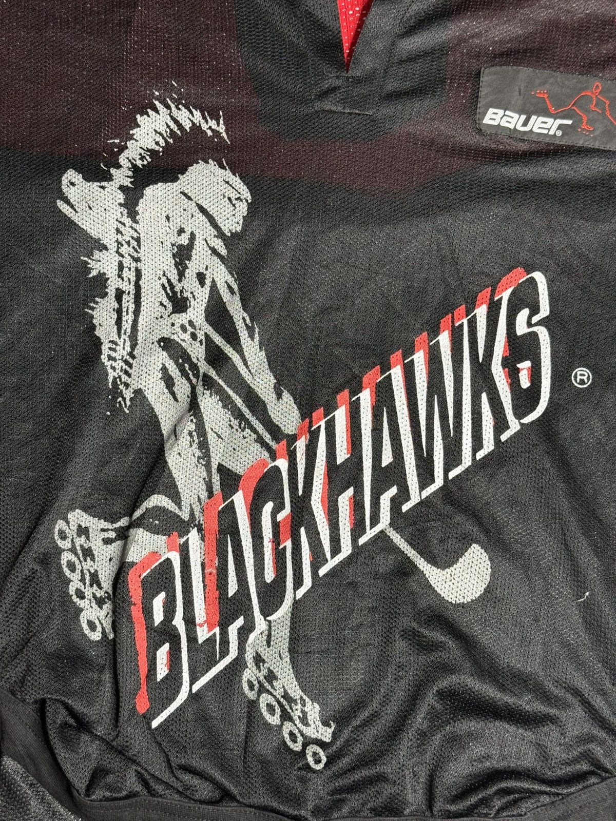 Vintage VINTAGE 1990's Chicago Blackhawks Jersey “Black” [L] PREOWNE Size US L / EU 52-54 / 3 - 3 Thumbnail