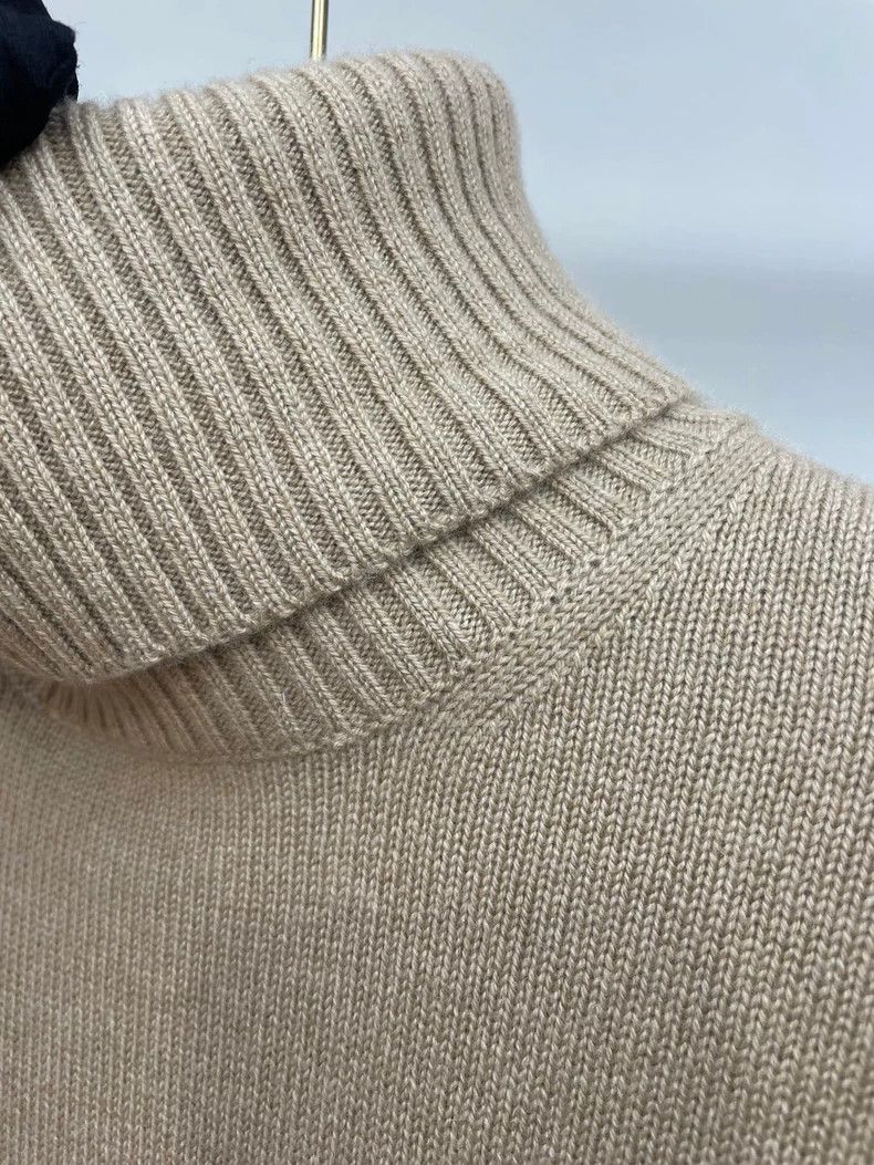 Loro Piana LORO PIANA Mihu color high collar knit cashmere sweater Size XL / US 12-14 / IT 48-50 - 4 Thumbnail