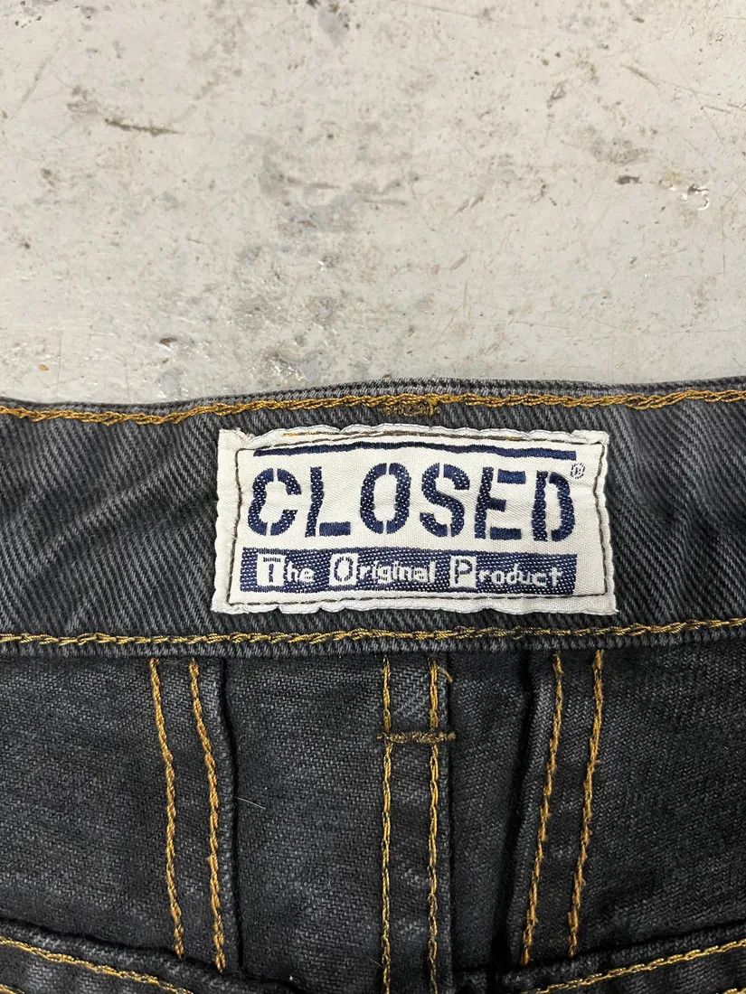 Marithe + Francois Girbaud × Vintage AW1987 Closed Stone Washed Denim Grey Pants Size US 34 / EU 50 - 10 Thumbnail