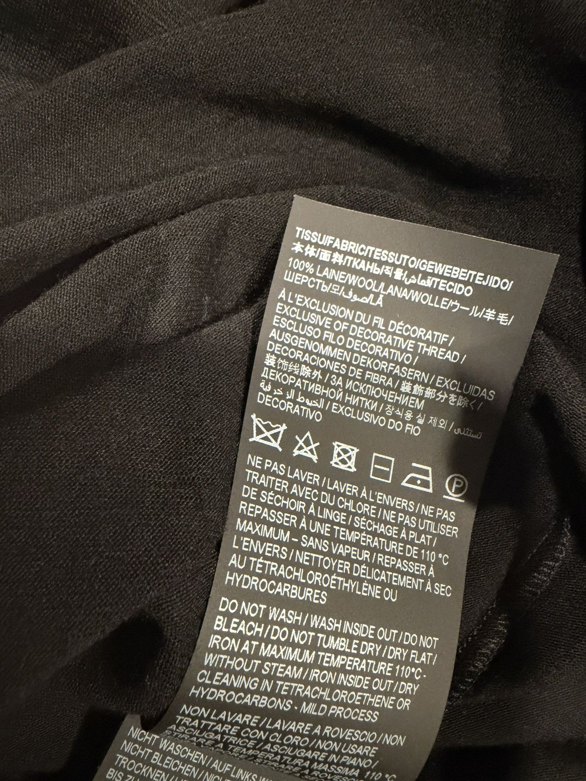 Saint Laurent Paris Saint laurent wool jersey long sleeves shirt. XL Size US XL / EU 56 / 4 - 4 Thumbnail