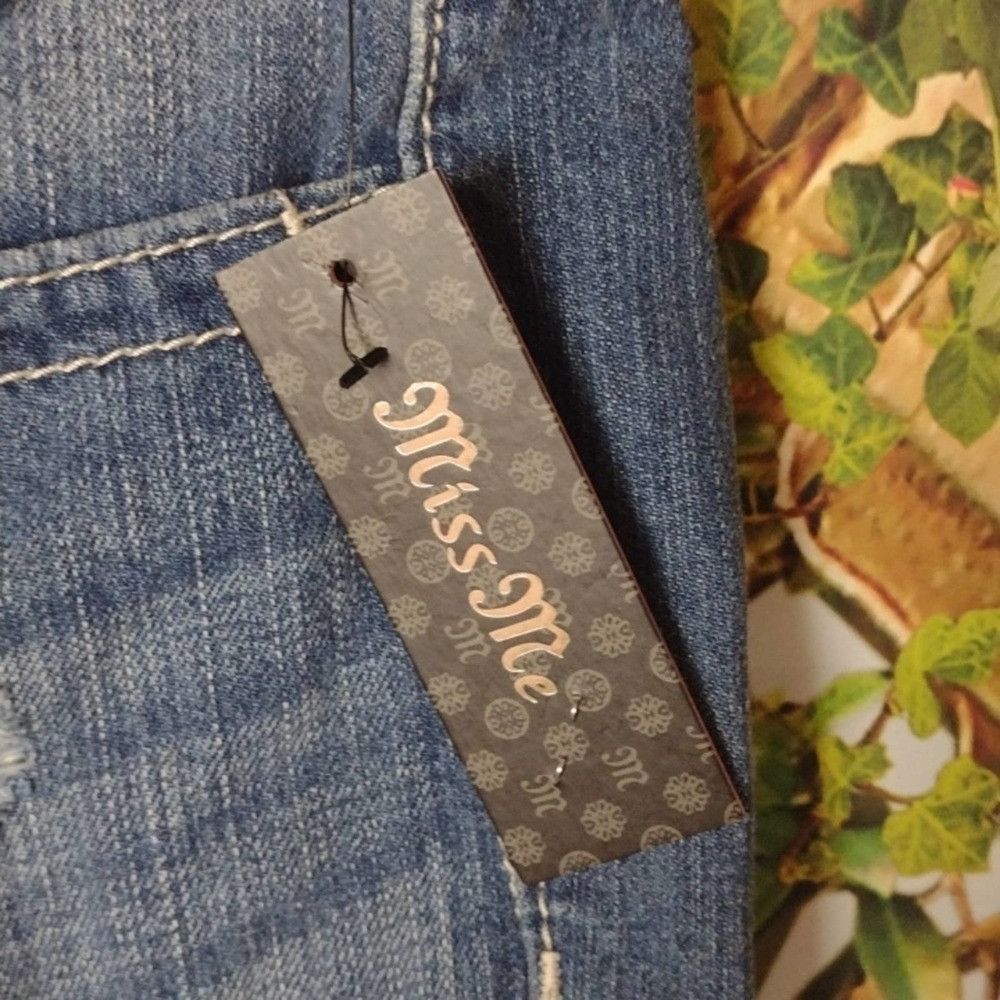 Miss Me MISS me distress open knee boyfriend ankle jeans size 25 Size 25" / US 0 / IT 36 - 4 Thumbnail