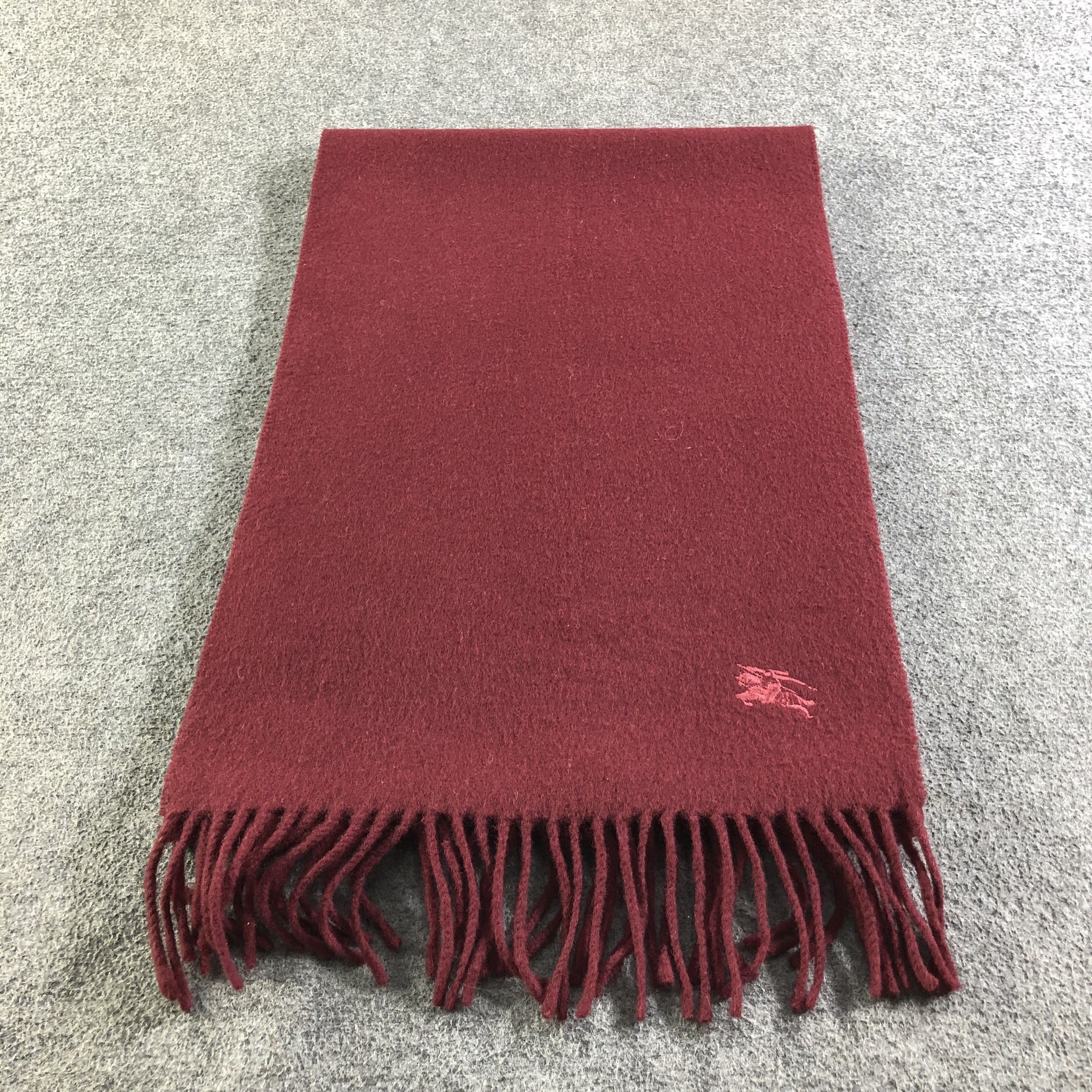 Burberry Burberrys Cashmere Scarf Muffler Neckwear V2085 Size ONE SIZE - 3 Thumbnail
