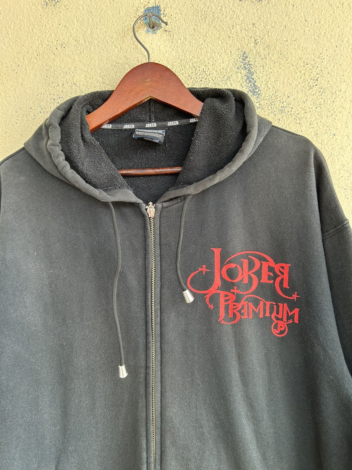 Japanese Brand Joker Premium Spell-out Zip Up Hoodie Size US XL / EU 56 / 4 - 3 Thumbnail