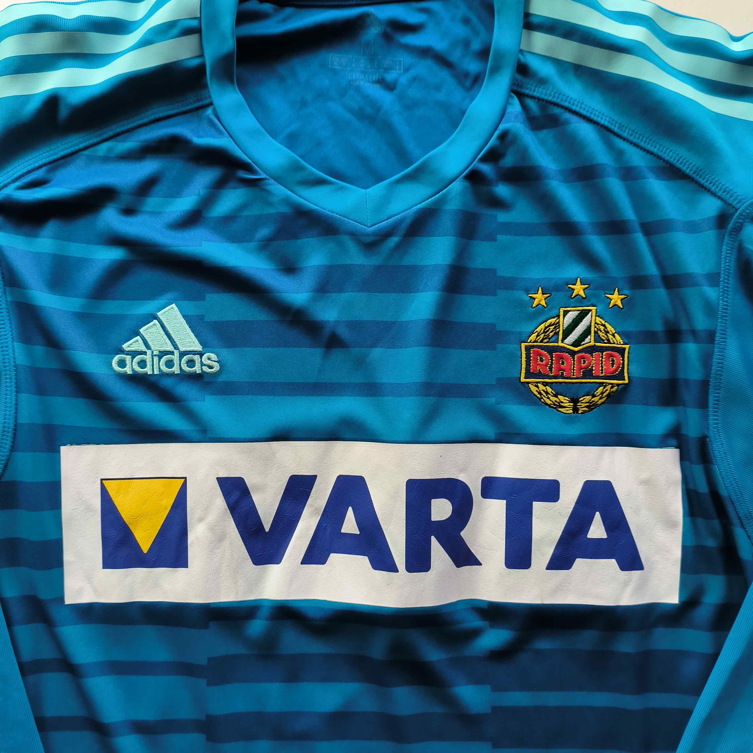 Adidas Rapid Wien 2018-19 Adidas goalkeeper football jersey size M Size US M / EU 48-50 / 2 - 4 Thumbnail