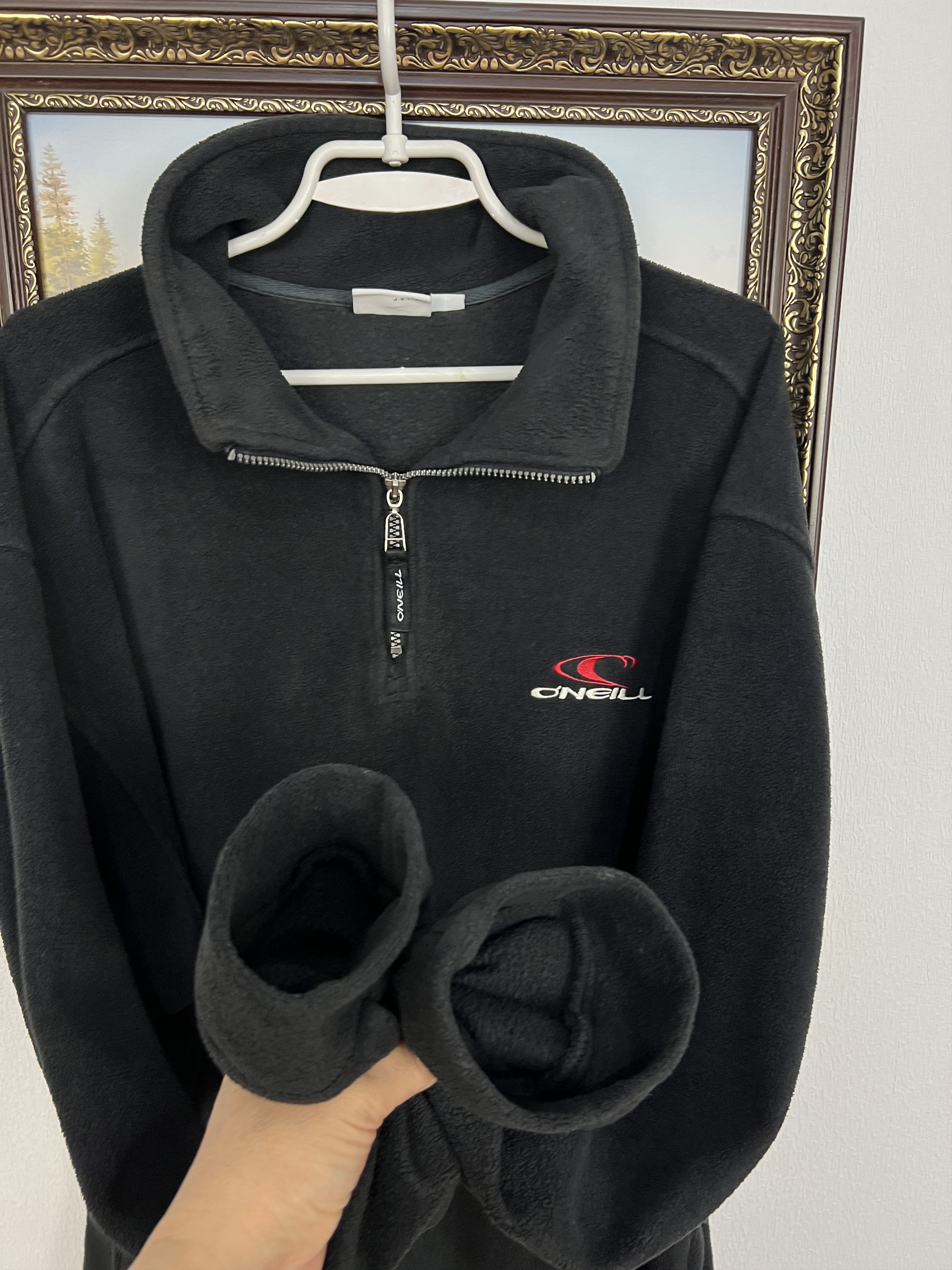 O'Neill Vintage Oneill Fleece Skater Sking Surfing Jacket 1/4 Zip Size US L / EU 52-54 / 3 - 6 Thumbnail