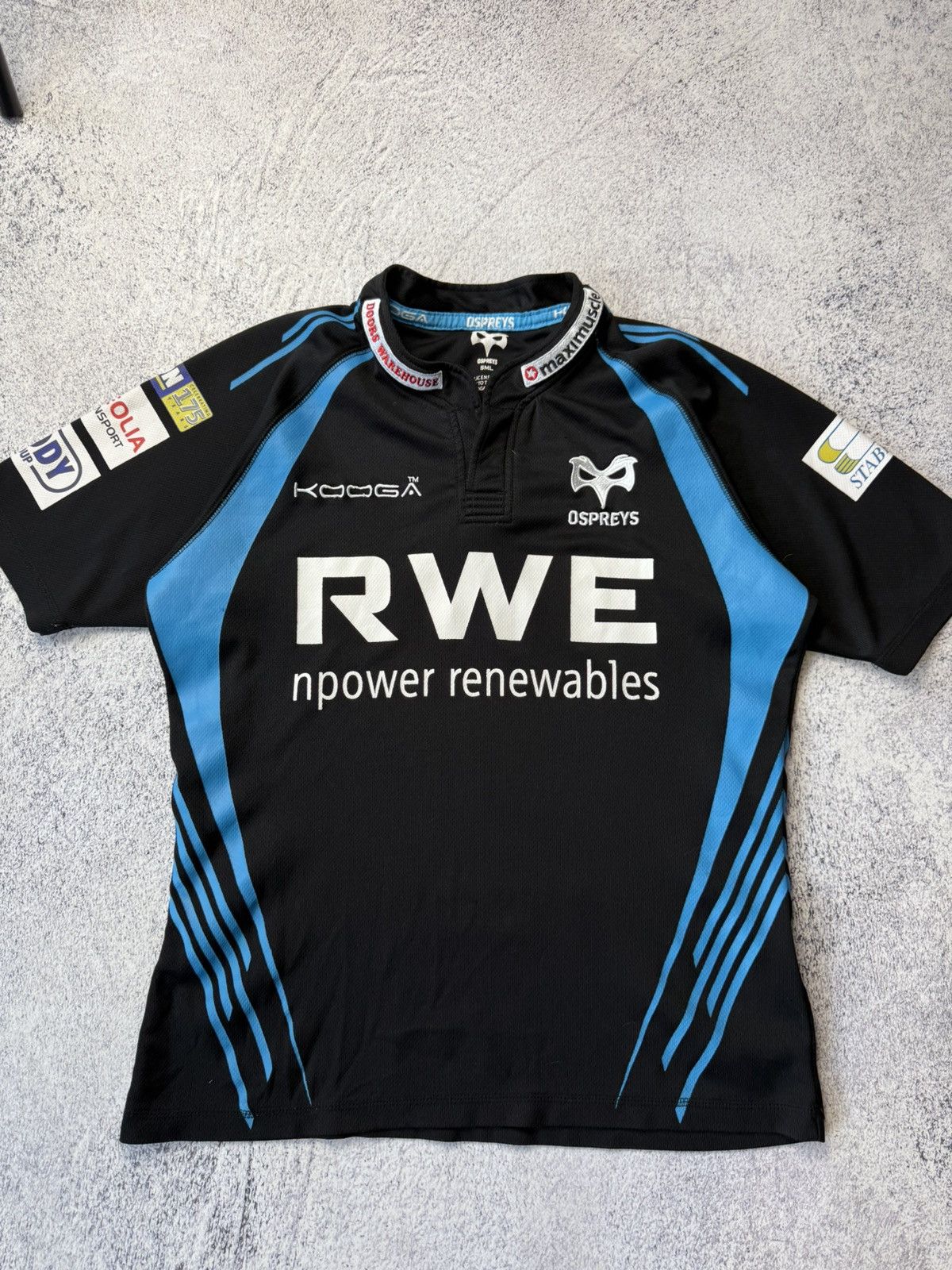Vintage Ospreys Rugby Union Kooga Great Shape Ospreys Throwback Size US M / EU 48-50 / 2 - 2 Thumbnail
