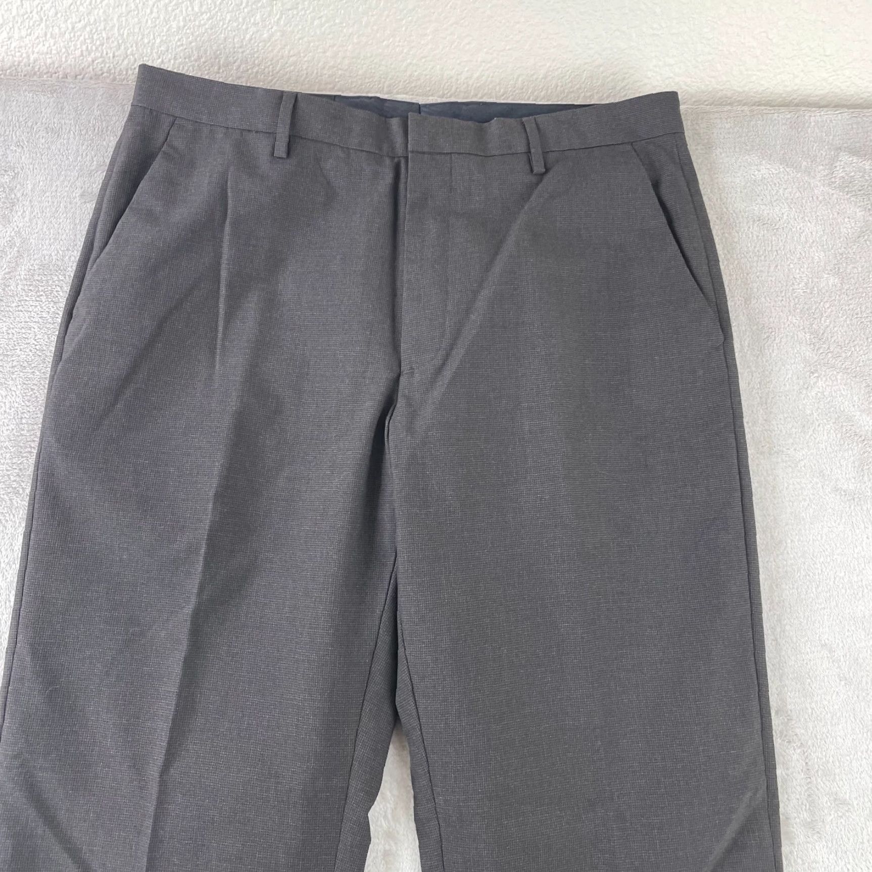 Banana Republic Banana Republic Dress Pants Men 34x32 Heather Brown Straight Leg Classic Fit Pants Dress Men's Brown Heather 34x32 Size US 34 / EU 50 - 5 Thumbnail