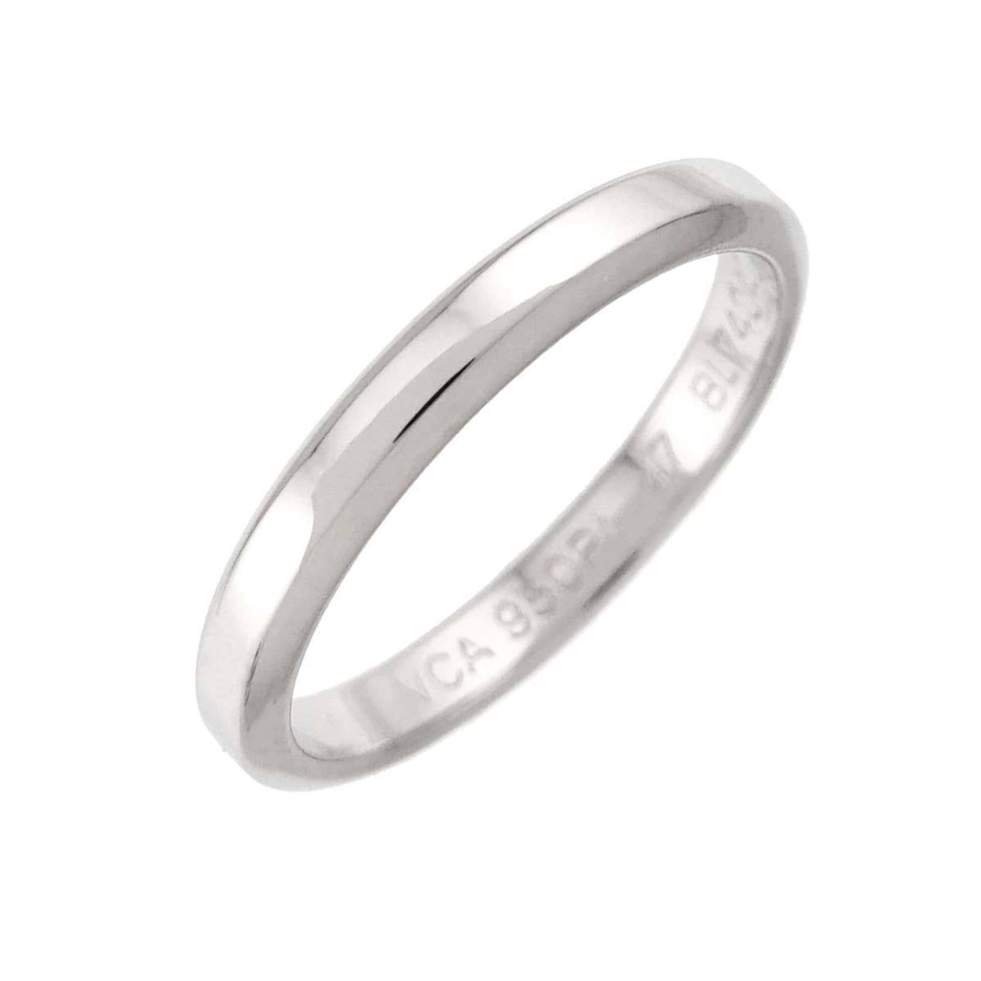 Van Cleef & Arpels Van Cleef & Arpels Tendrement #47 Ring, 2.5mm wide, Platinum. Size ONE SIZE - 1 Thumbnail