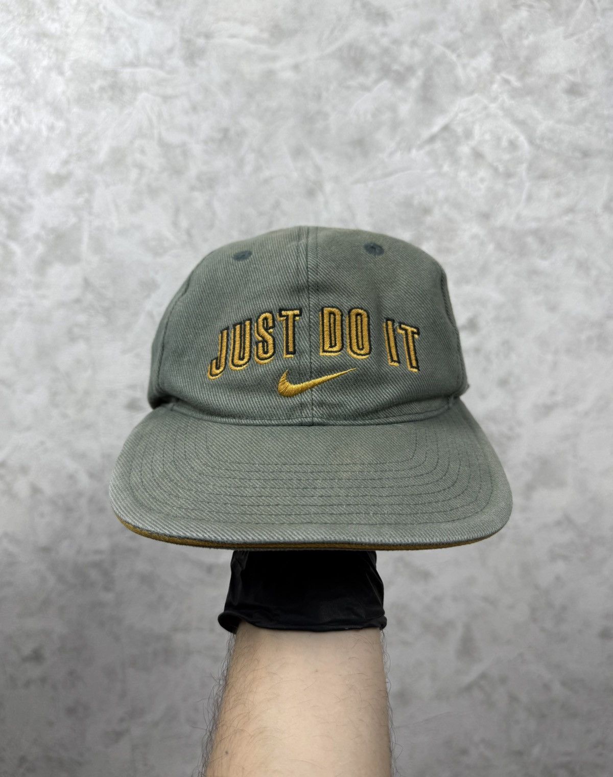 Nike × Vintage Vintage 90s Nike Just Do It Cap Hat Size ONE SIZE - 2 Thumbnail
