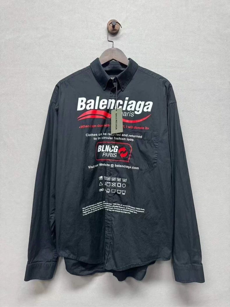 Balenciaga Balenciaga Waves Environmental Shirt Size US XS / EU 42 / 0 - 1 Thumbnail