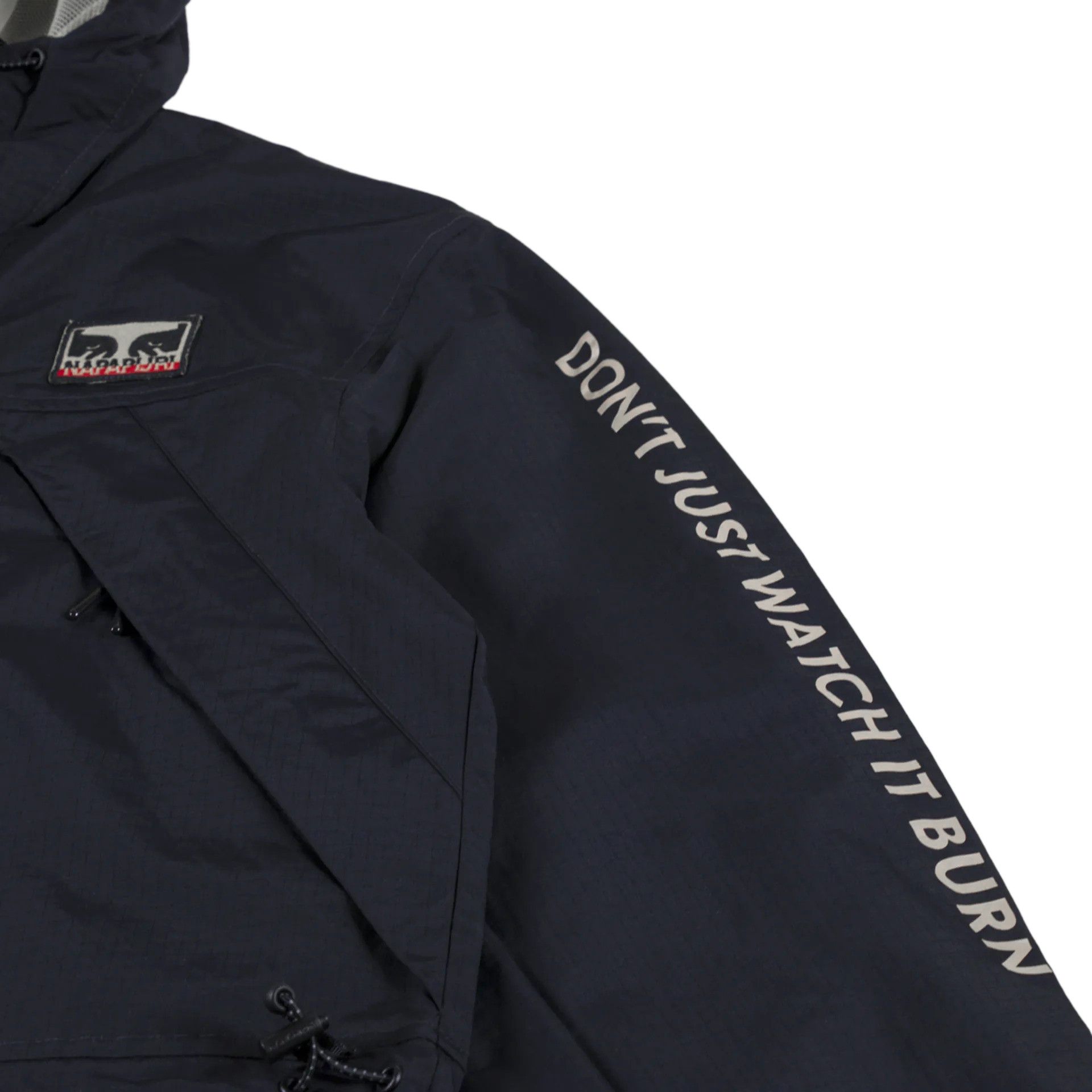Napapijri OBEY x Napapijri men's spring/autumn jacket (Navy, L) Size US L / EU 52-54 / 3 - 5 Thumbnail