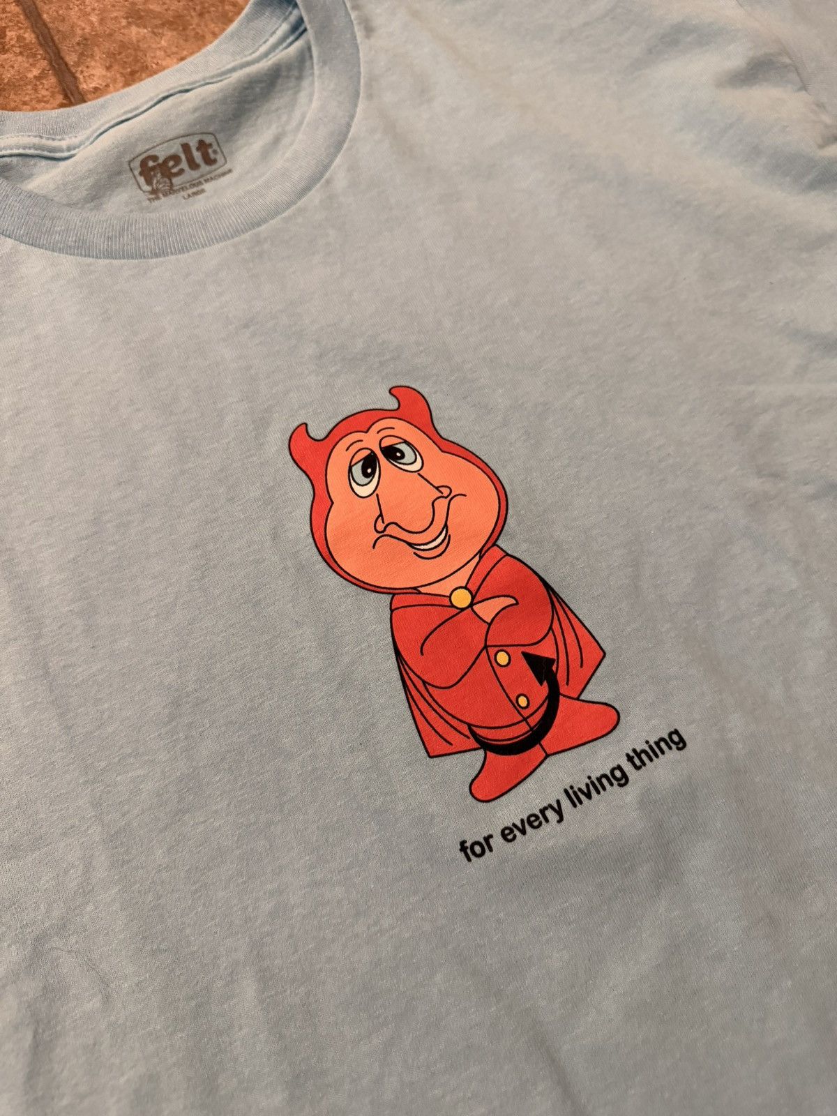 Felt “for Every Living Thing” Tee in Blue, Men's — image 2 of 3