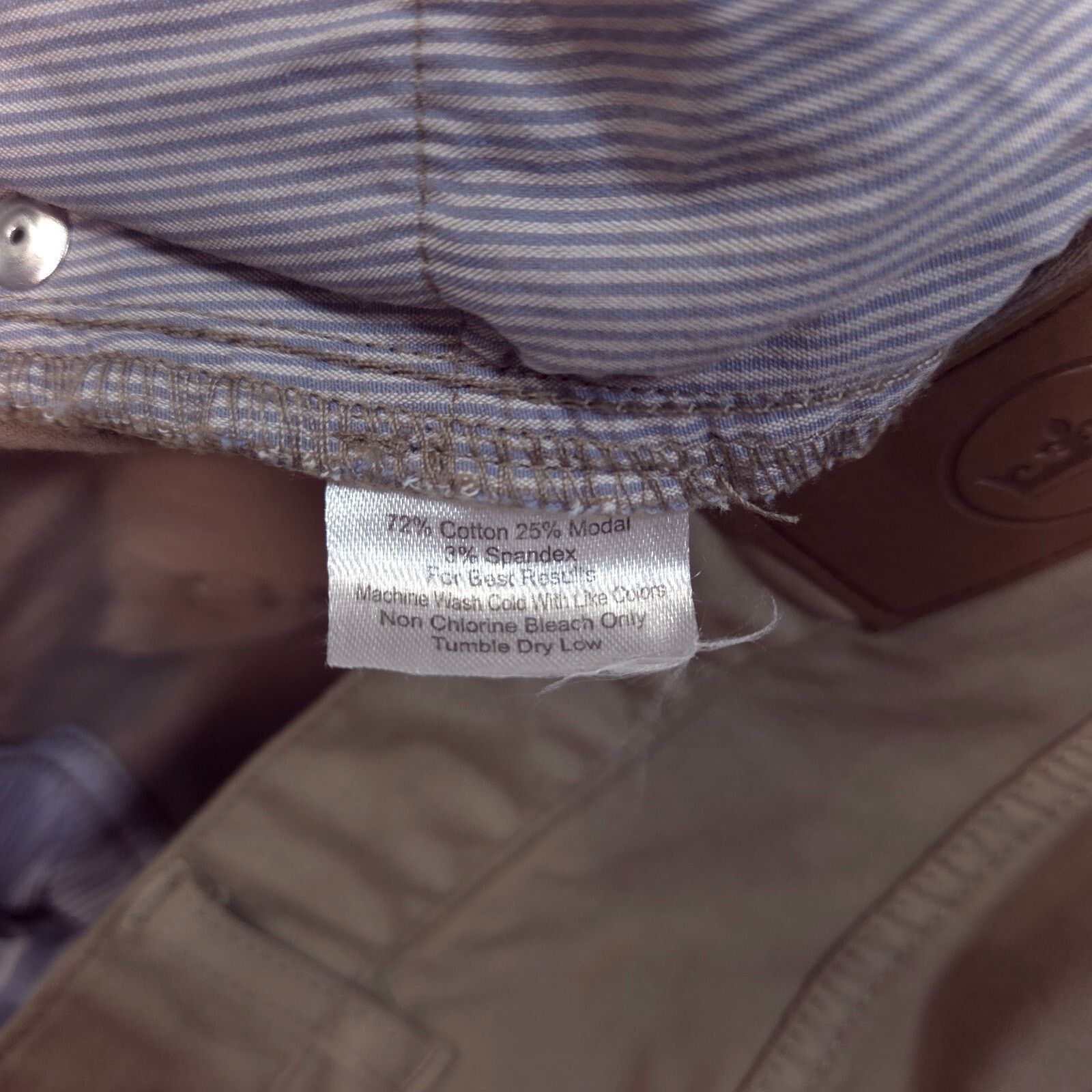 Peter Millar Peter Millar 5-Pocket Pants Mens 35x31 Beige Khaki Chinos Size US 35 - 4 Thumbnail