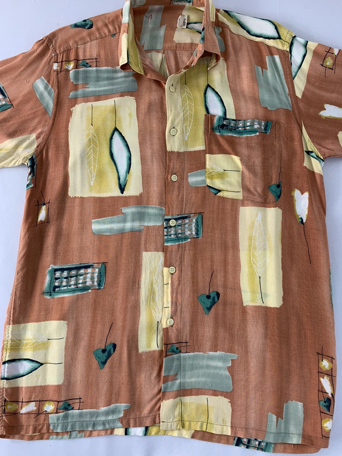 Montagut Hype 90s Montagut Casual Button Up Shirt Art Design Size US L / EU 52-54 / 3 - 2 Thumbnail