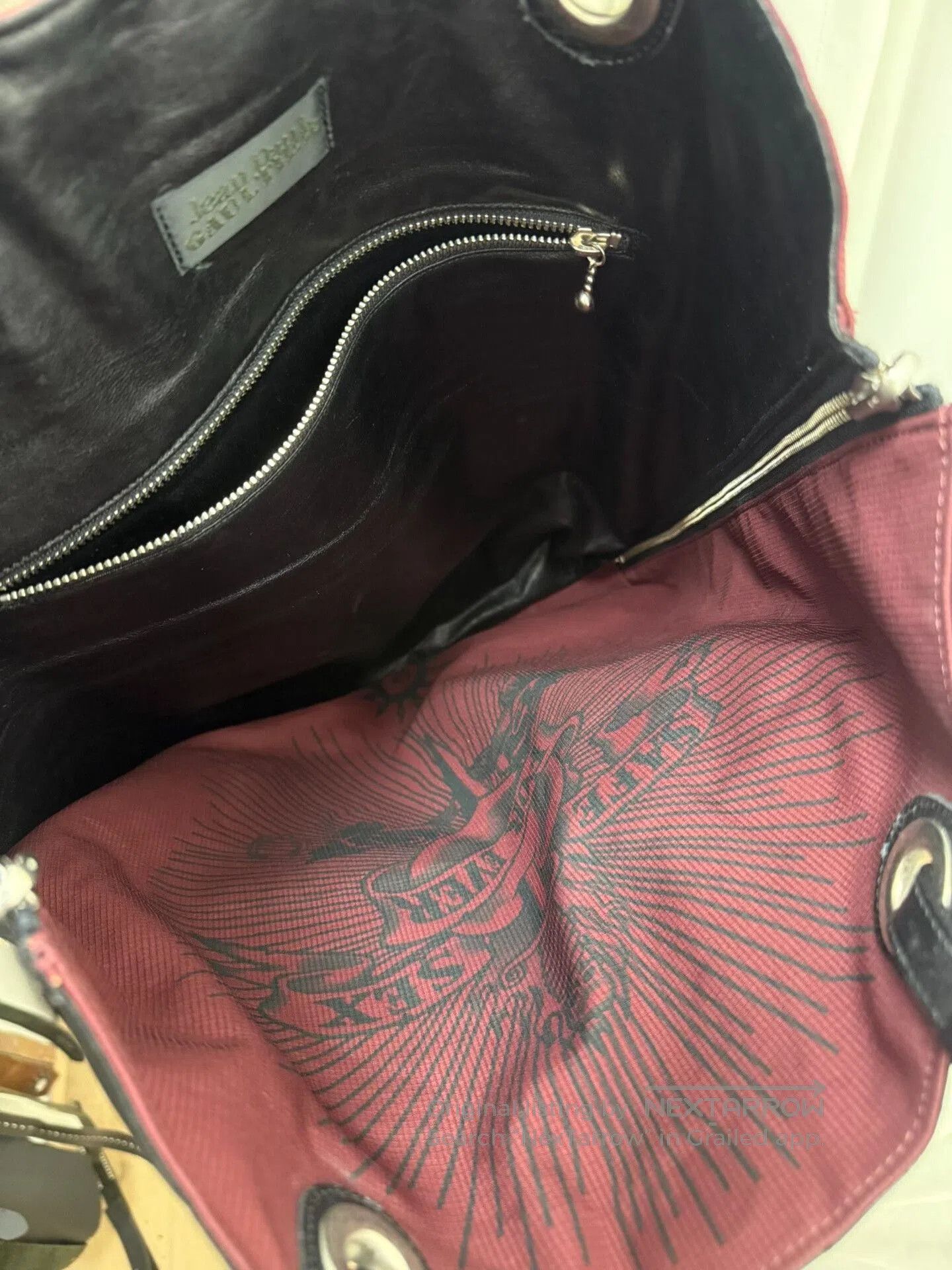 Jean Paul Gaultier Jean Paul Gaultier Dragon Design Tote Bag. Size ONE SIZE - 5 Thumbnail