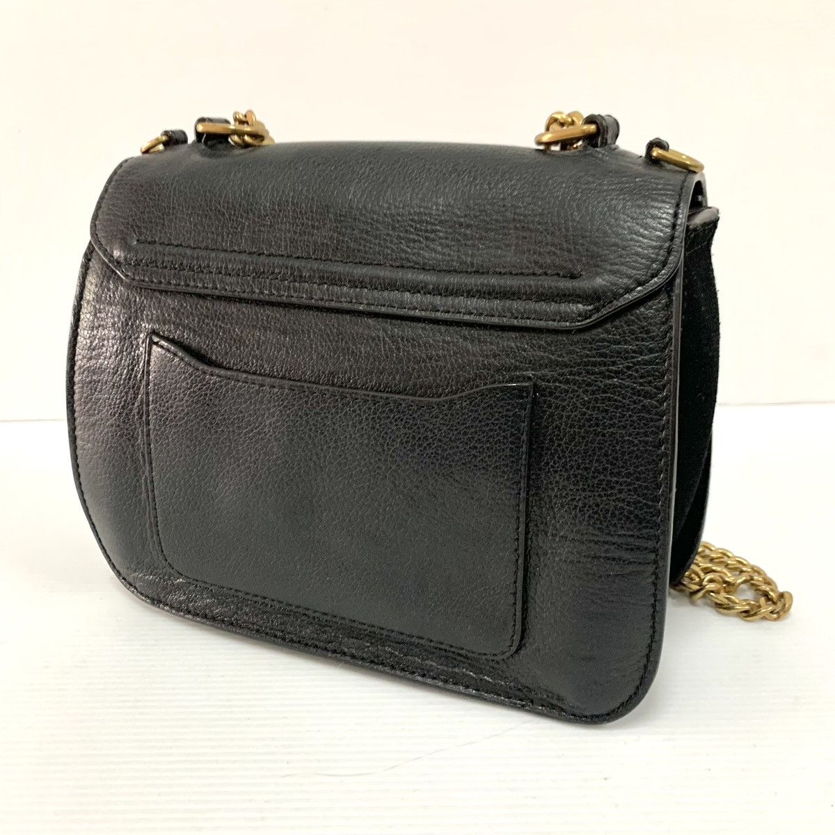 Chloe Chole Leather Black Shoulder Chain Bag Size ONE SIZE - 3 Thumbnail