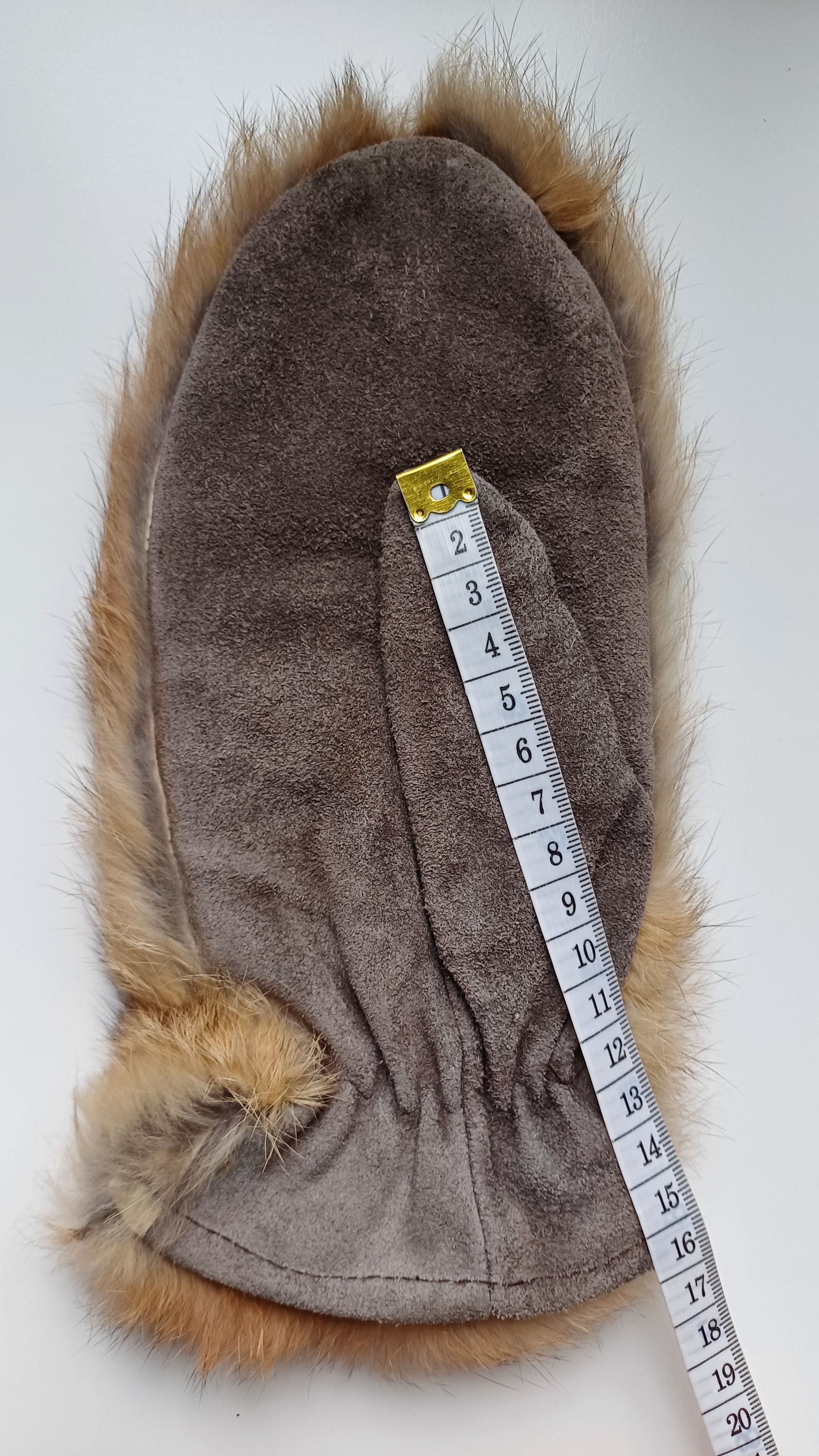 Vintage Beautiful gloves made of rabbit fur size S Size ONE SIZE - 7 Thumbnail