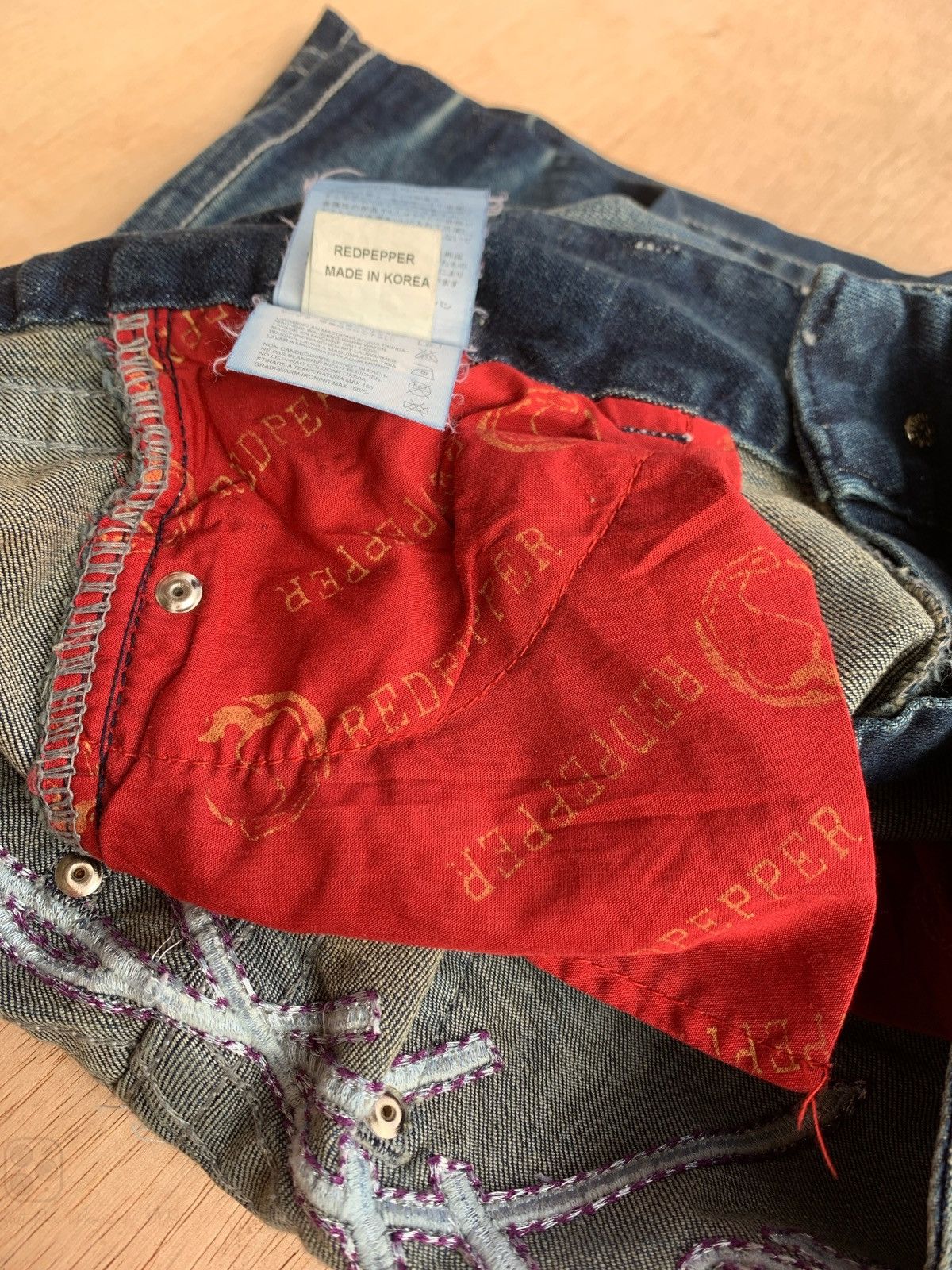 Hysteric Glamour × If Six Was Nine × Japanese Brand Red Pepper Ifsixwasnine Lgb style Jeans Size US 31 - 13 Thumbnail