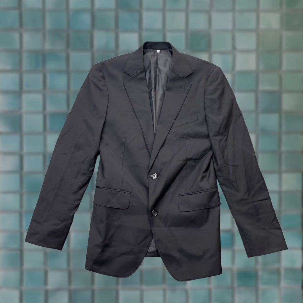 Bonobos Bonobos Slim Fit Blazer Mens 36R Black Wool Blend Stretch Coat Jacket - Single-Breasted, Notch Lapel, Double Vent, 2-Button Front - Business Casual Size 36R - 1 Thumbnail