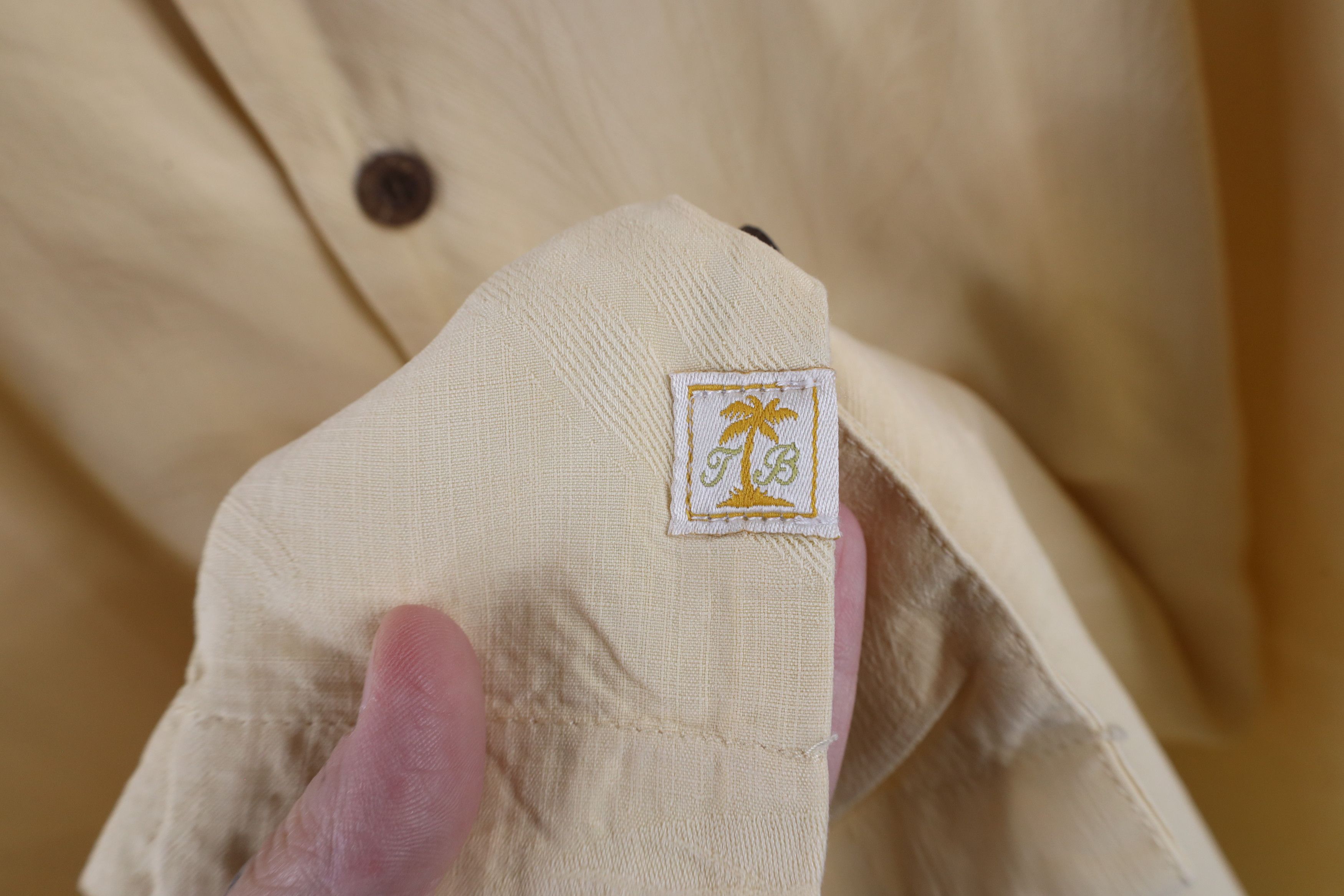 Tommy Bahama × Vintage Vintage Tommy Bahama Collar Palm Tree Hawaiian Button Shirt Size US XXL / EU 58 / 5 - 6 Thumbnail