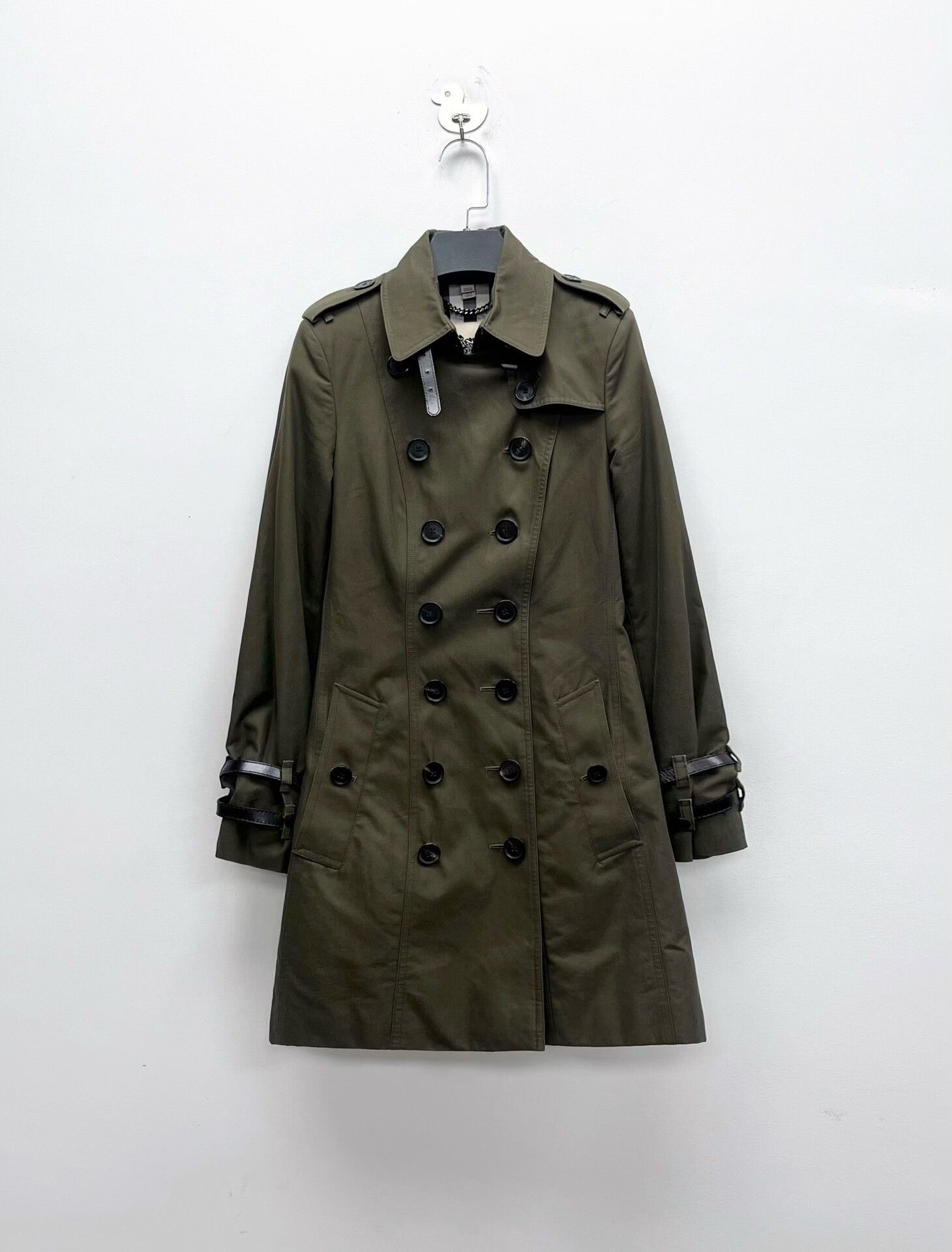 Burberry Burberry Double-Breasted Belted Trench Coat Size XXS / US 00 / IT 34 - 1 Thumbnail