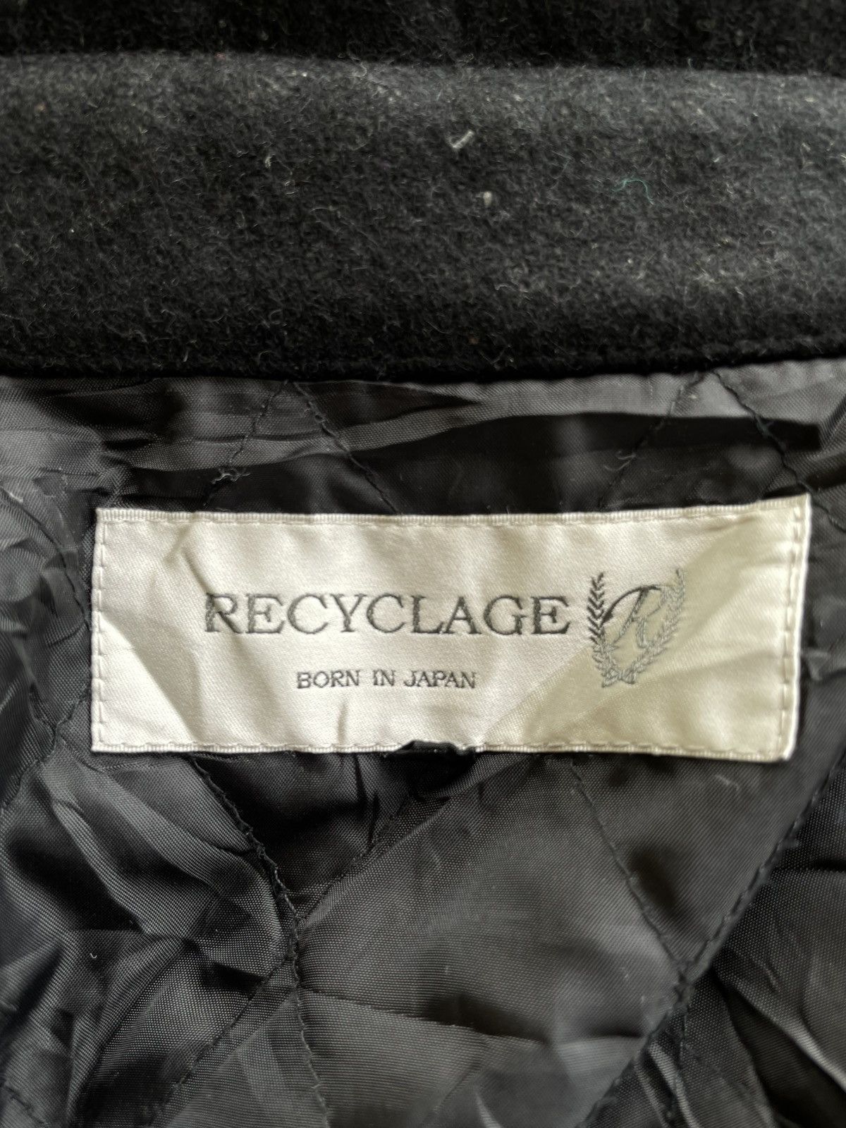 Japanese Brand × Vintage Vintage Recyclage Wool Jacket Size US S / EU 44-46 / 1 - 5 Thumbnail