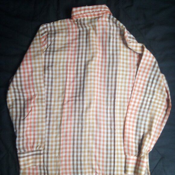 Other Vintage Laura Mae Plaid Check Button Shirt Long Sleeve Size M / US 6-8 / IT 42-44 - 4 Thumbnail