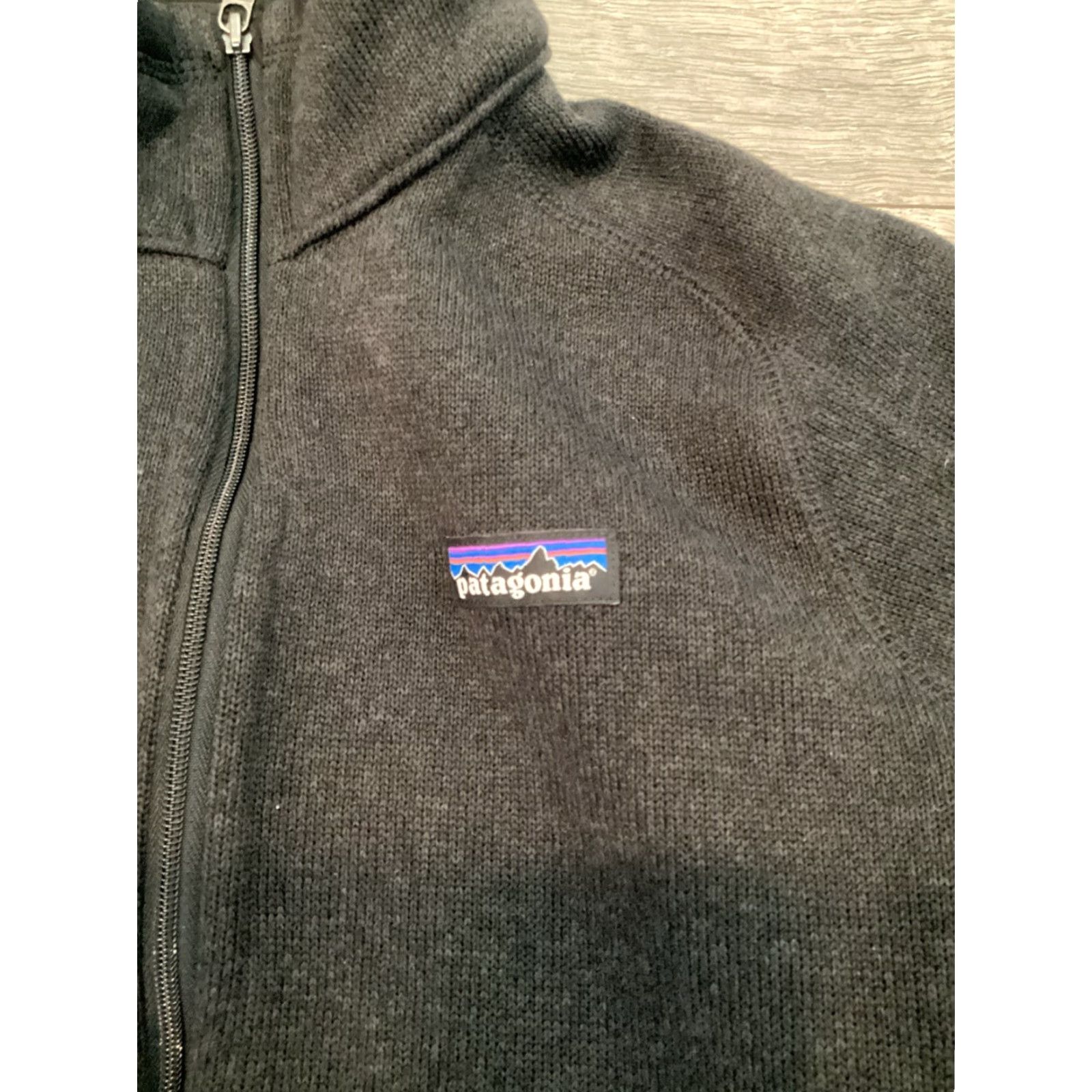 Patagonia Patagonia Worn Wear Sweater Full Zip Fleece Jacket M Black Embroidered Logo Zip Jacket Unisex Adults Outdoor Style Size US M / EU 48-50 / 2 - 2 Thumbnail