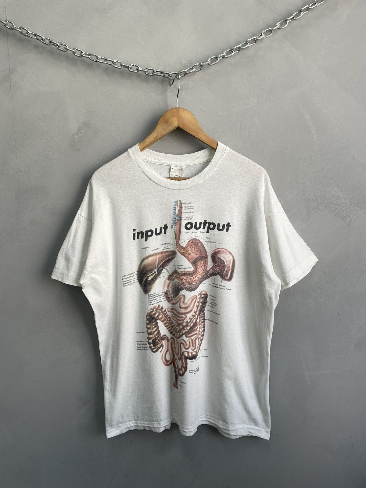 Arts & Science Skeleton Anatomy Rudiger 1994 tee input output t-shirt Size US XL / EU 56 / 4 - 1 Thumbnail