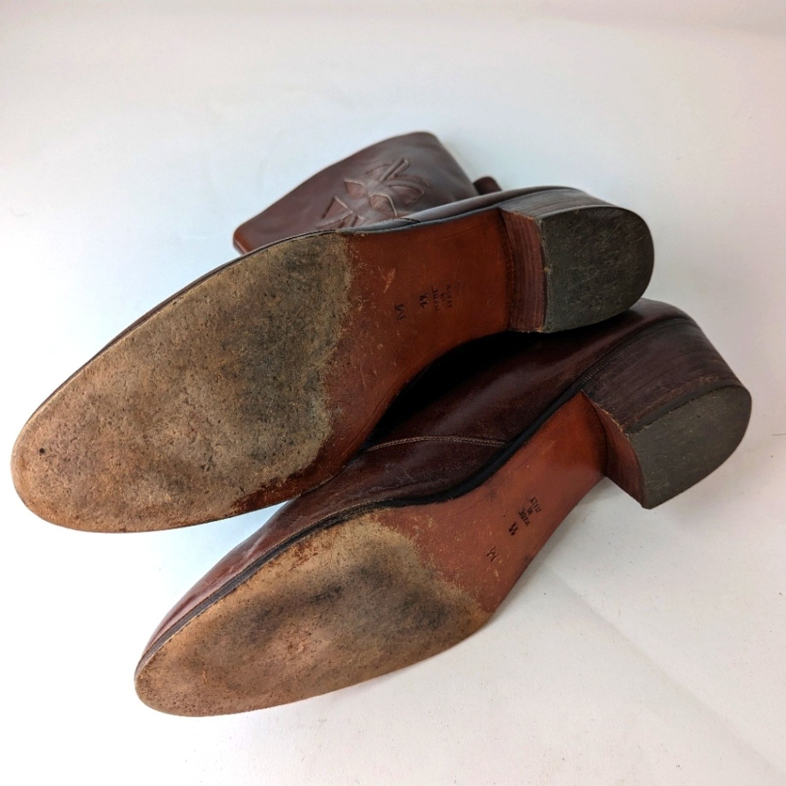 Bally Vintage Mens Bally Leather Ankle Boots 11 Size US 11 / EU 44 - 3 Thumbnail