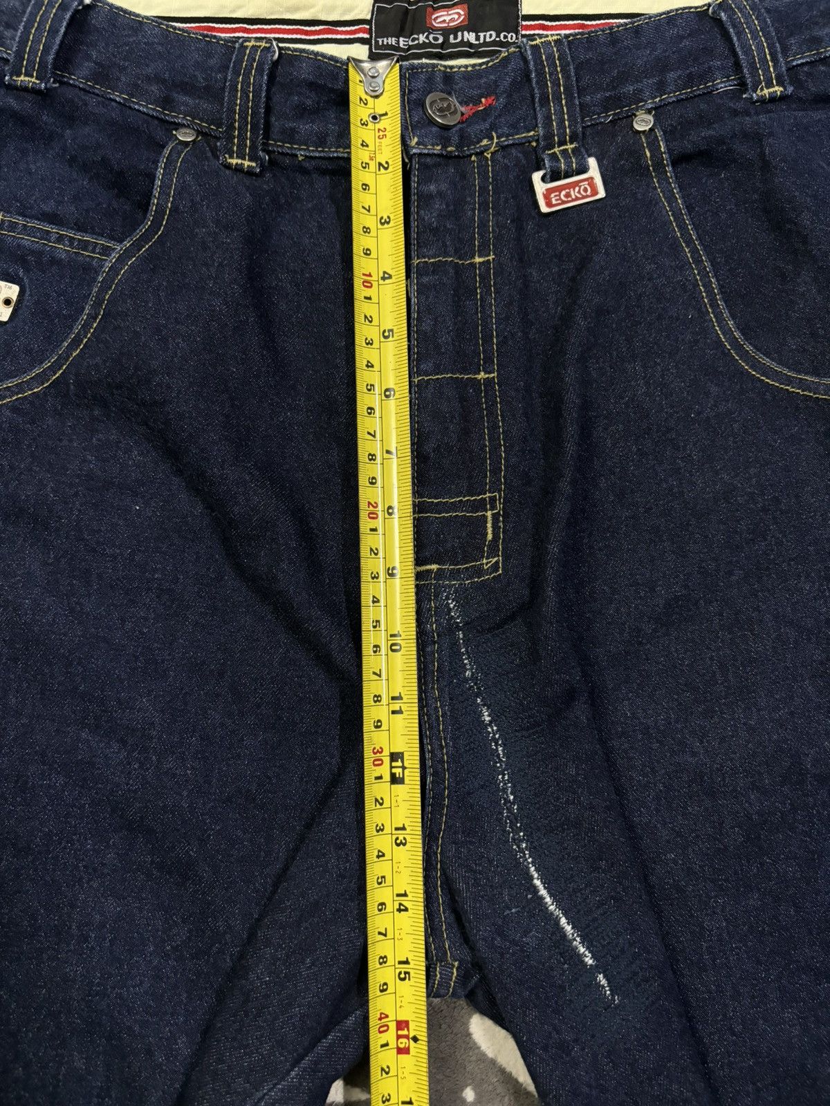 Ecko Unltd. Vintage Ecko Unltd Embroidered Logo Baggy Carpenter Jeans Size US 34 / EU 50 - 22 Thumbnail
