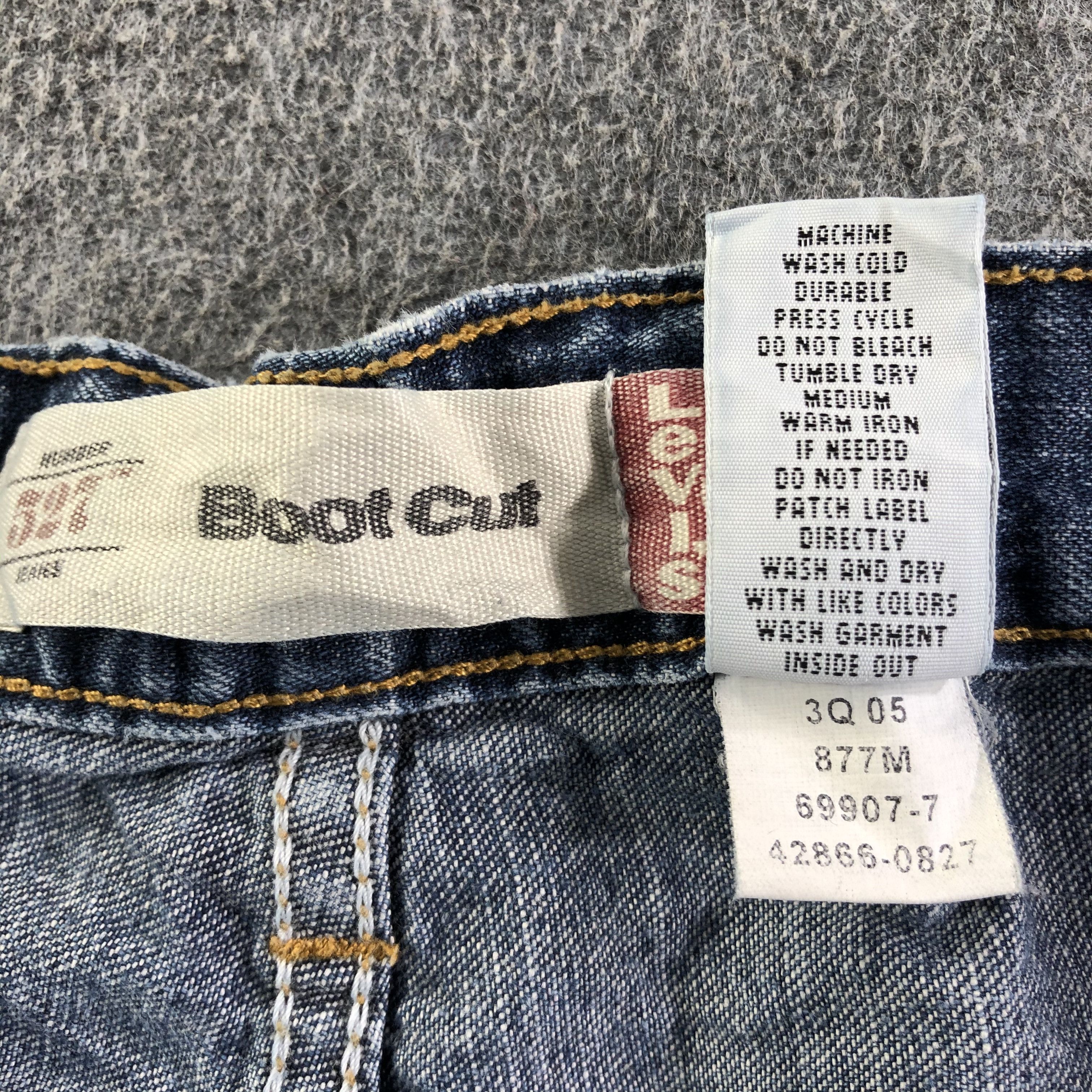 Levi's Vintage Blue Wash Levis 527 Jeans-J4128 Size 30" / US 8 / IT 44 - 12 Thumbnail