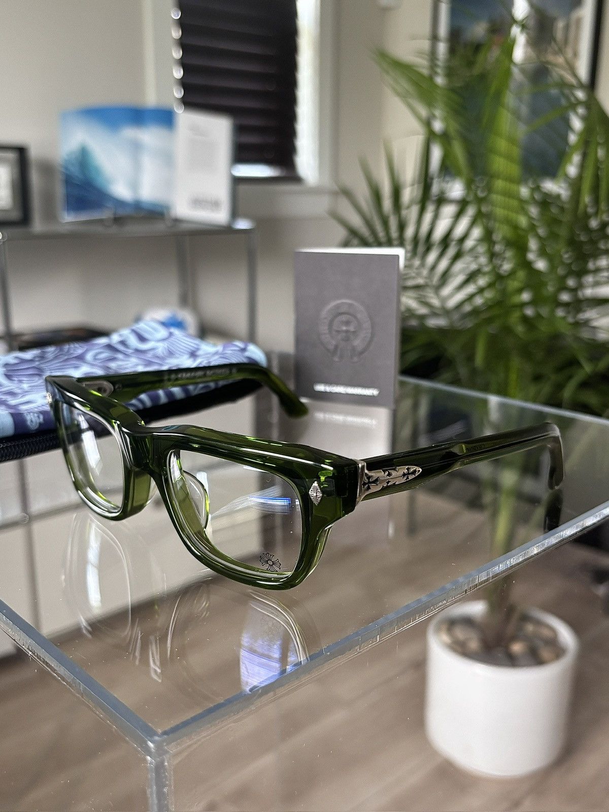 CHROME HEARTS★CRYPDIC CB/CBメガネ ケース付属】CHROME HEARTS クロムハーツ メガネフレーム