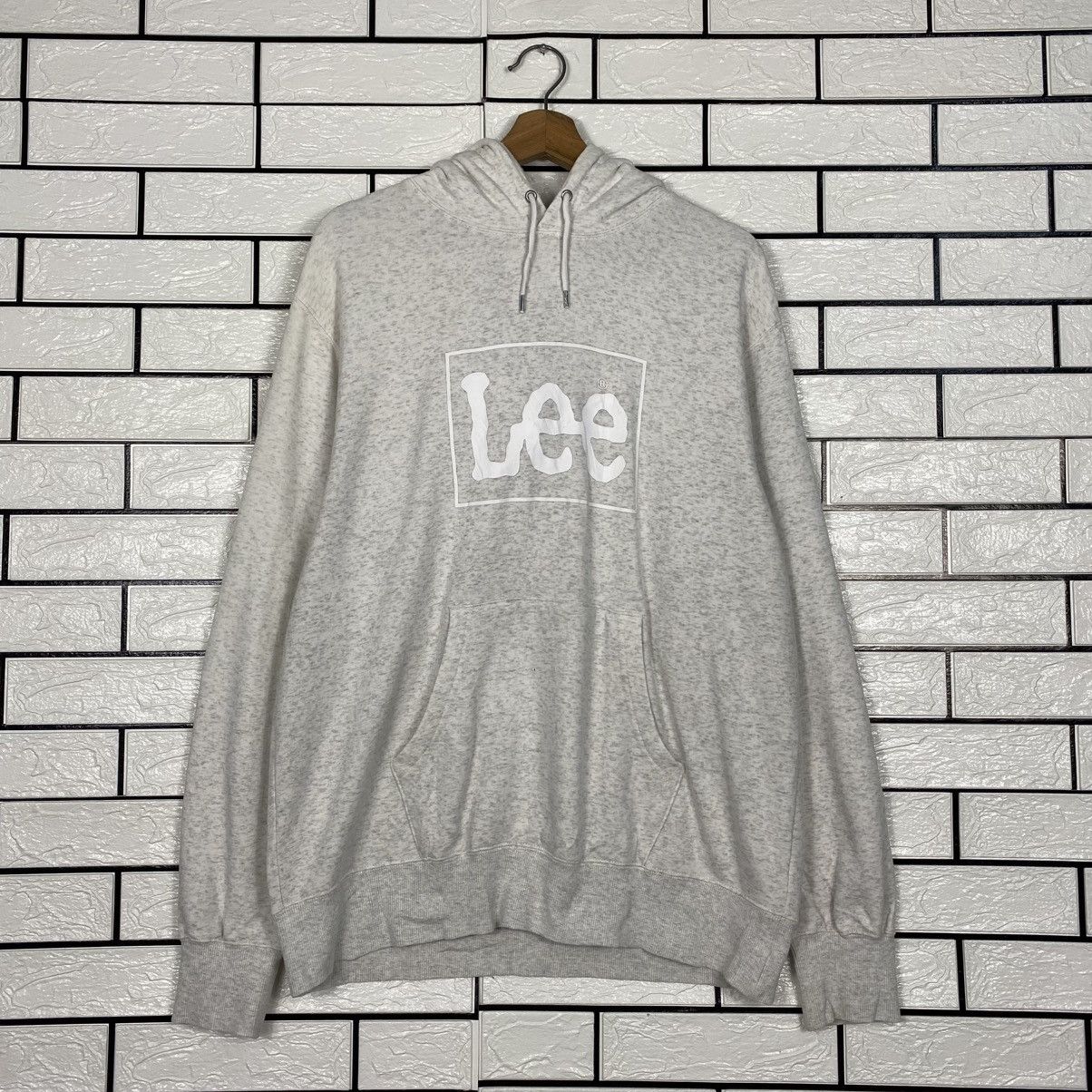 Lee 📌Vintage Hoodie Pull Over Lee Box Logo Centre Size US L / EU 52-54 / 3 - 12 Thumbnail