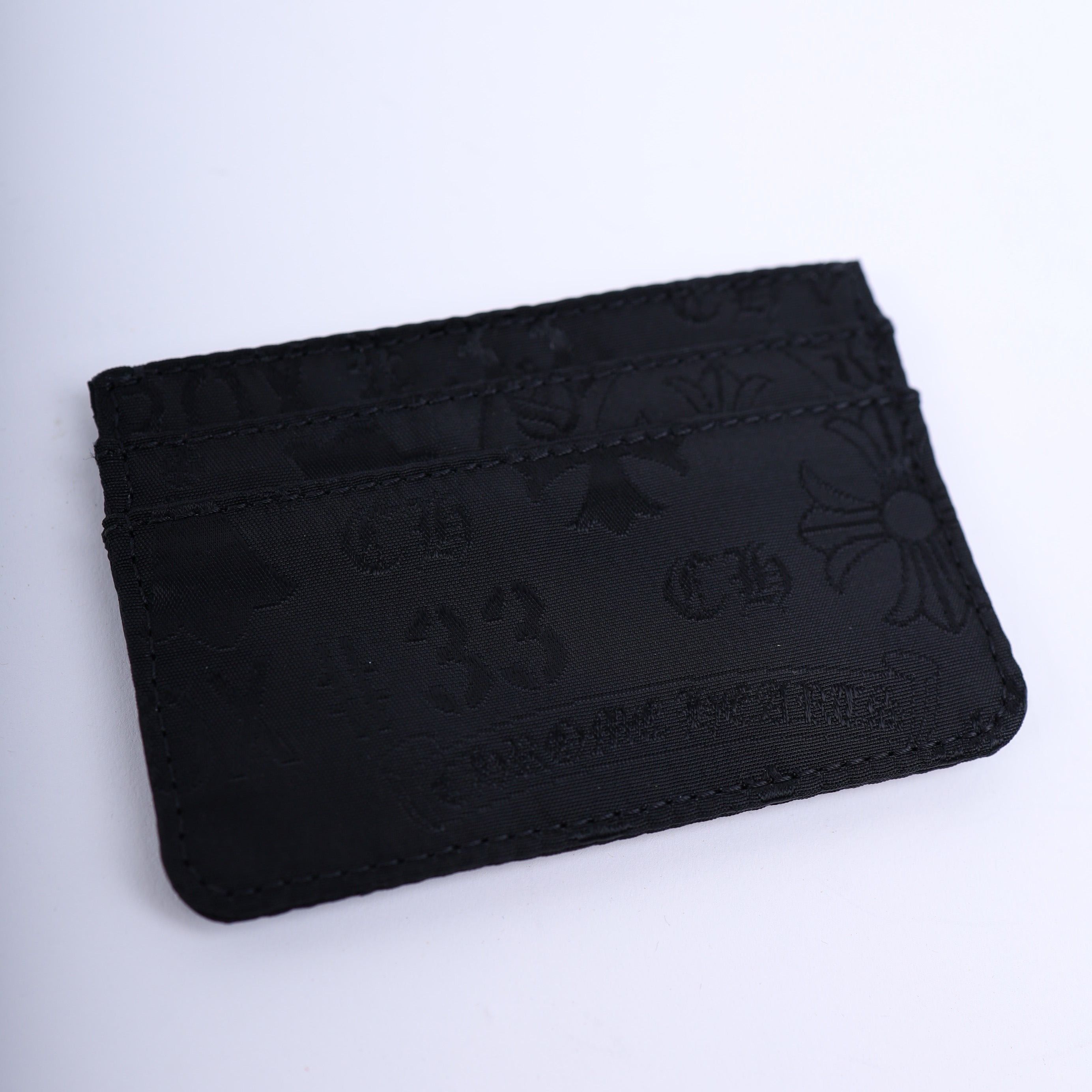 Chrome Hearts BLACK CHROME HEARTS NYLON STENCIL CARD HOLDER Size ONE SIZE - 4 Thumbnail