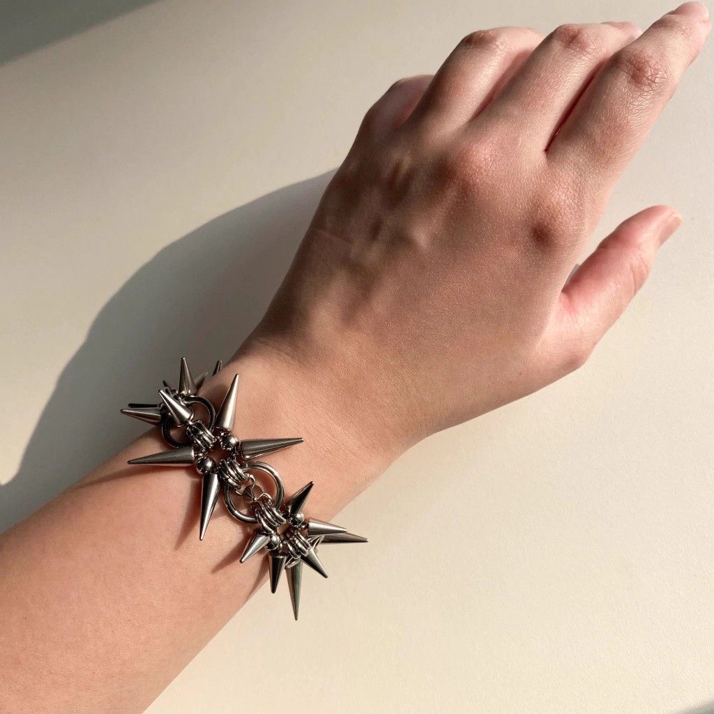 Japanese Brand Rivet Chain Bracelet Size ONE SIZE - 7 Thumbnail