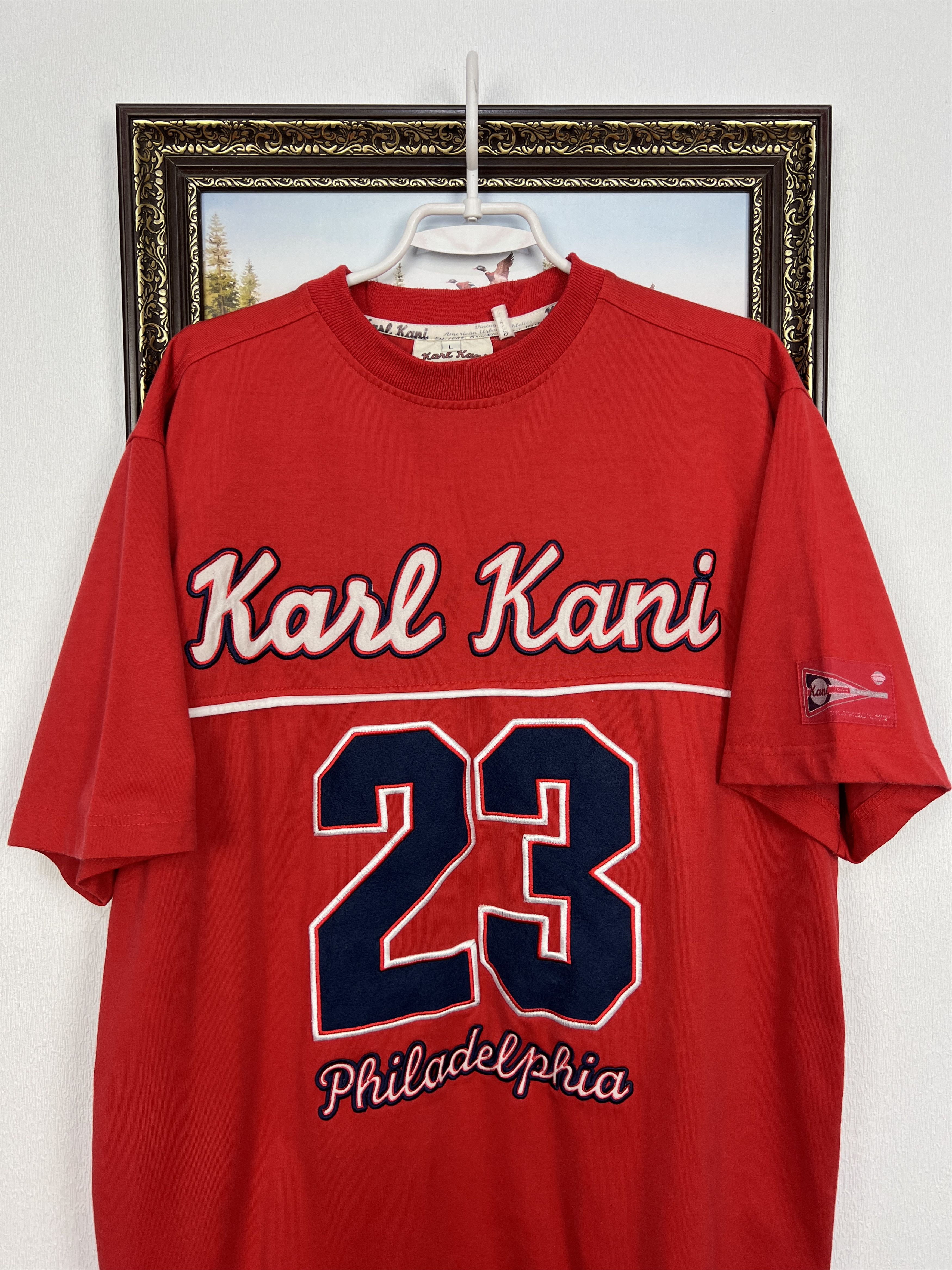 Vintage Karl Kani Baseball Jersey Hip Hop Rap Philadelphia