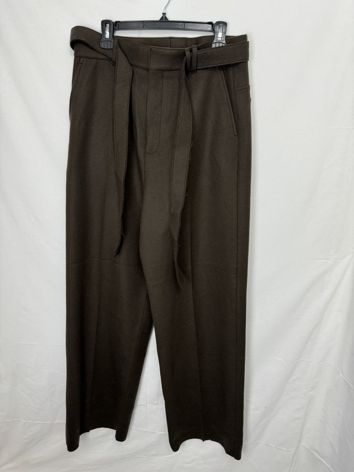 Ermenegildo Zegna COUTURE‼️ Ermenegildo Zegna couture belted wool pants Size US 32 / EU 48 - 1 Thumbnail