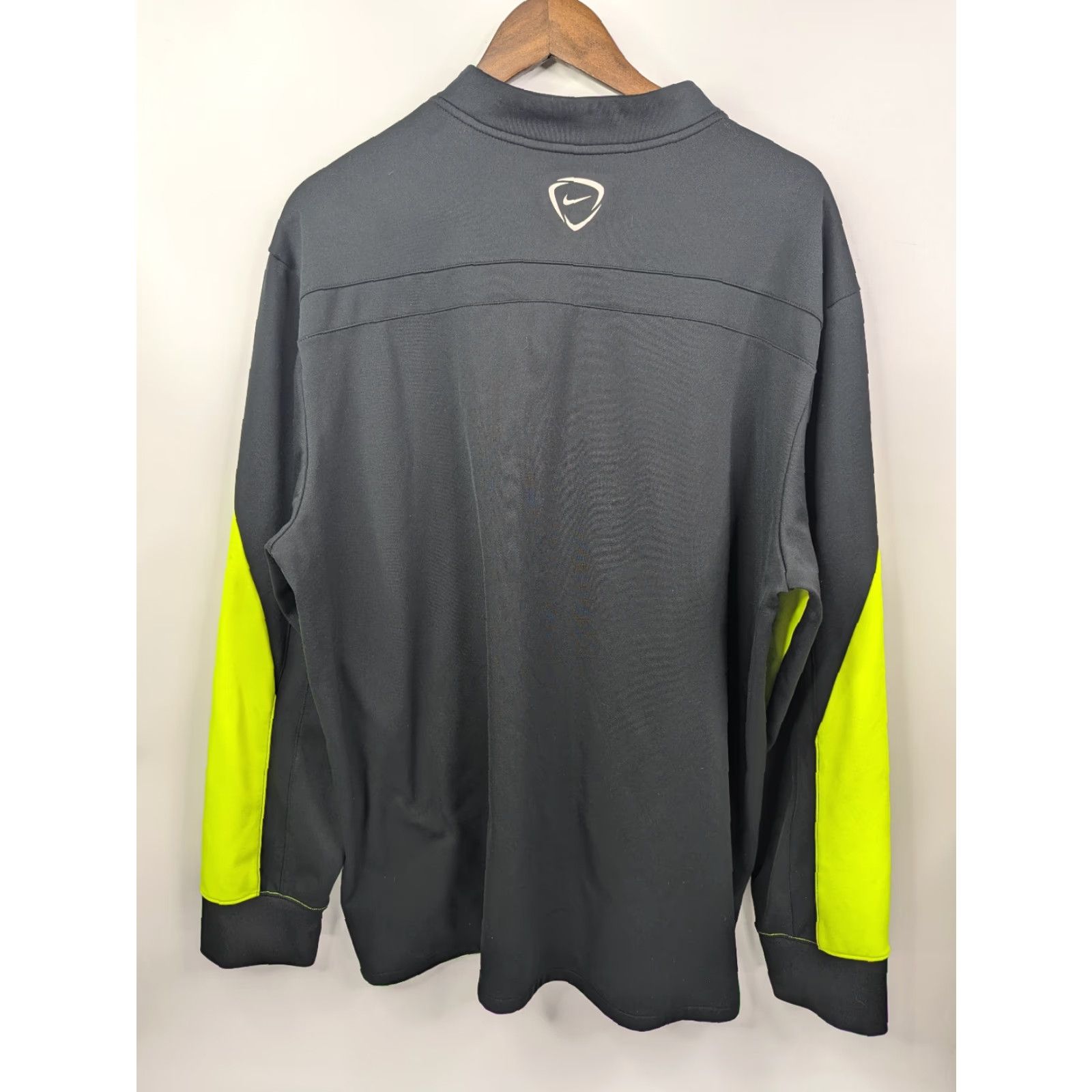 Nike Nike Dri-FIT Sweatshirt 1/4 Zip Up Men 2XL Colorblock Black Neon Yellow Shirt/Top Activewear Squ ad Midlayer Size US XXL / EU 58 / 5 - 4 Thumbnail