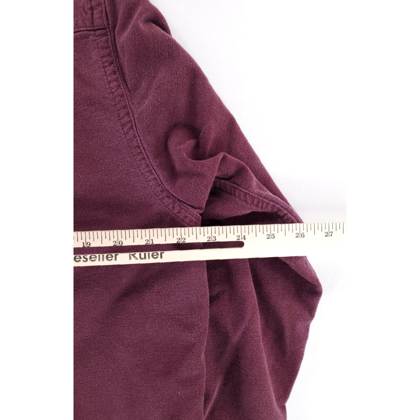 Vintage LL Bean Chamois Traditional Fit Button Down Shirt Burgundy Maroon Mens L Red Long Sleeve Shirt Mens L Size US L / EU 52-54 / 3 - 7 Thumbnail