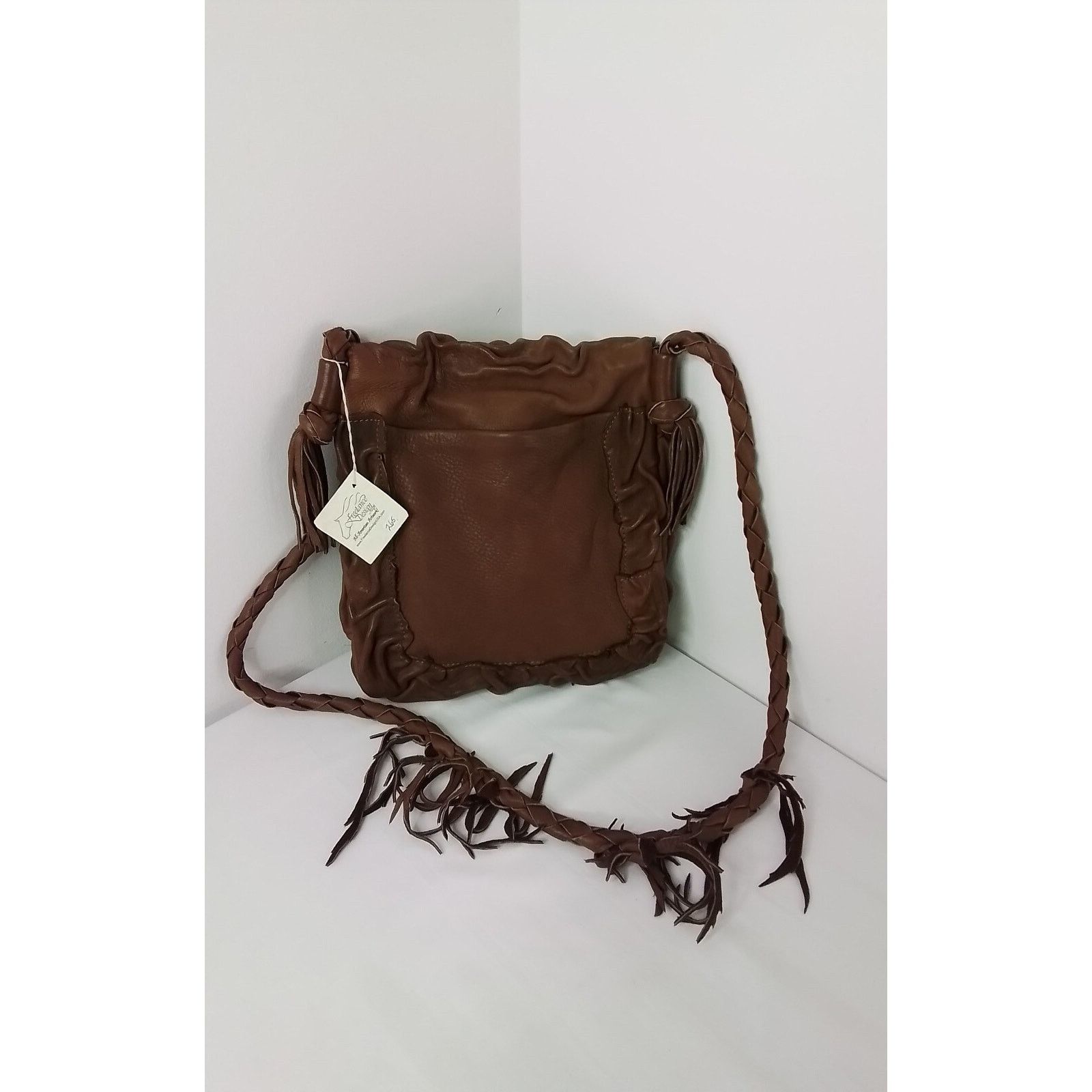Other Freelance Design USA Purse Leather Brown Handbag NWT Size ONE SIZE - 7 Thumbnail