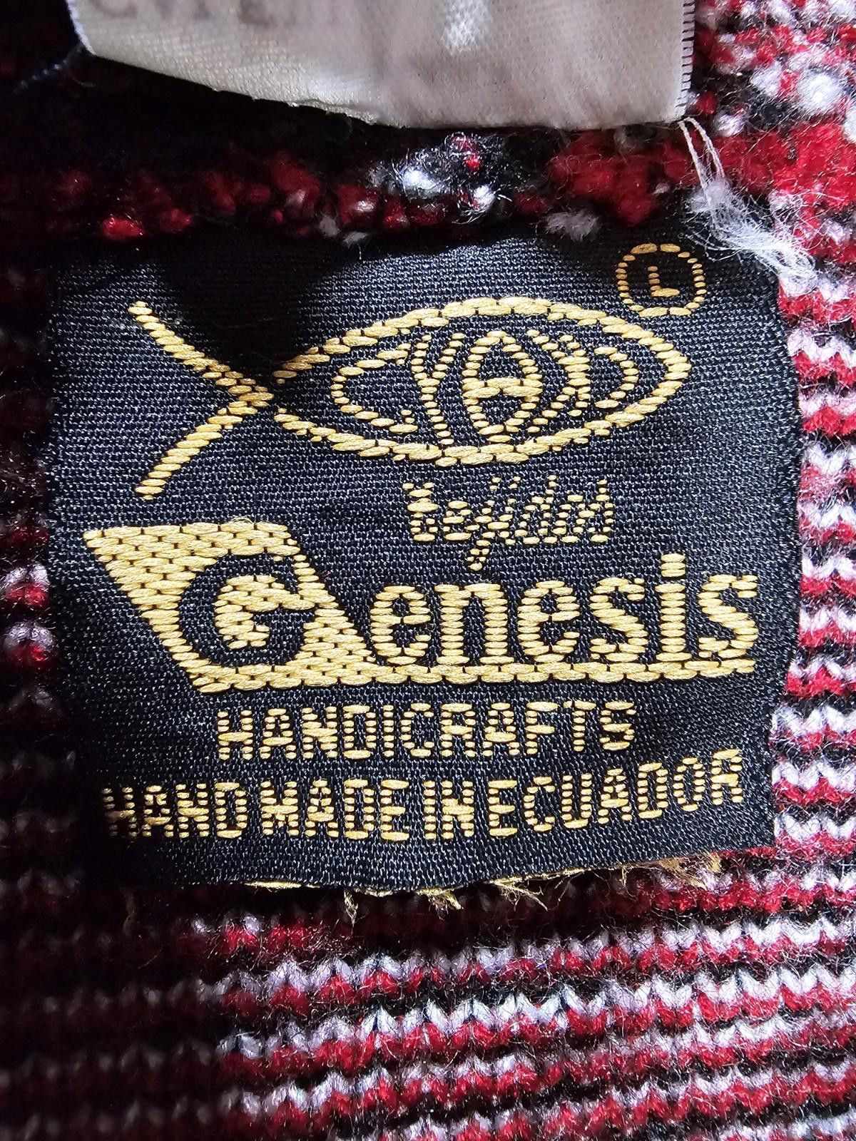 Other Genesis Huasi 100% WOOL Handmade Fullzip Hoodie Size US L / EU 52-54 / 3 - 4 Thumbnail