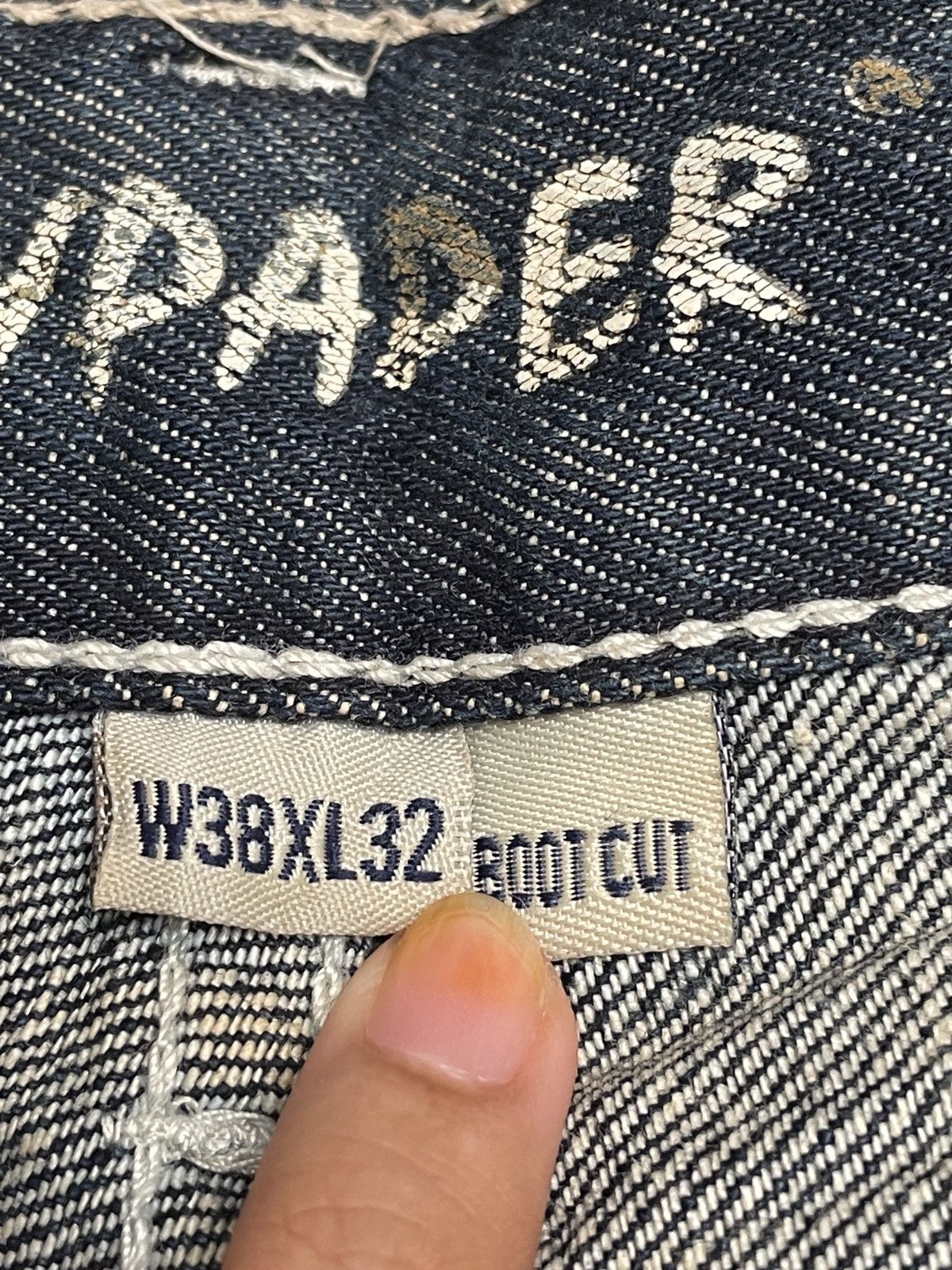Flypaper Jeans Rare Design Vintage Brand Fly Paper Flared Jeans 2000s Size US 38 / EU 54 - 10 Thumbnail